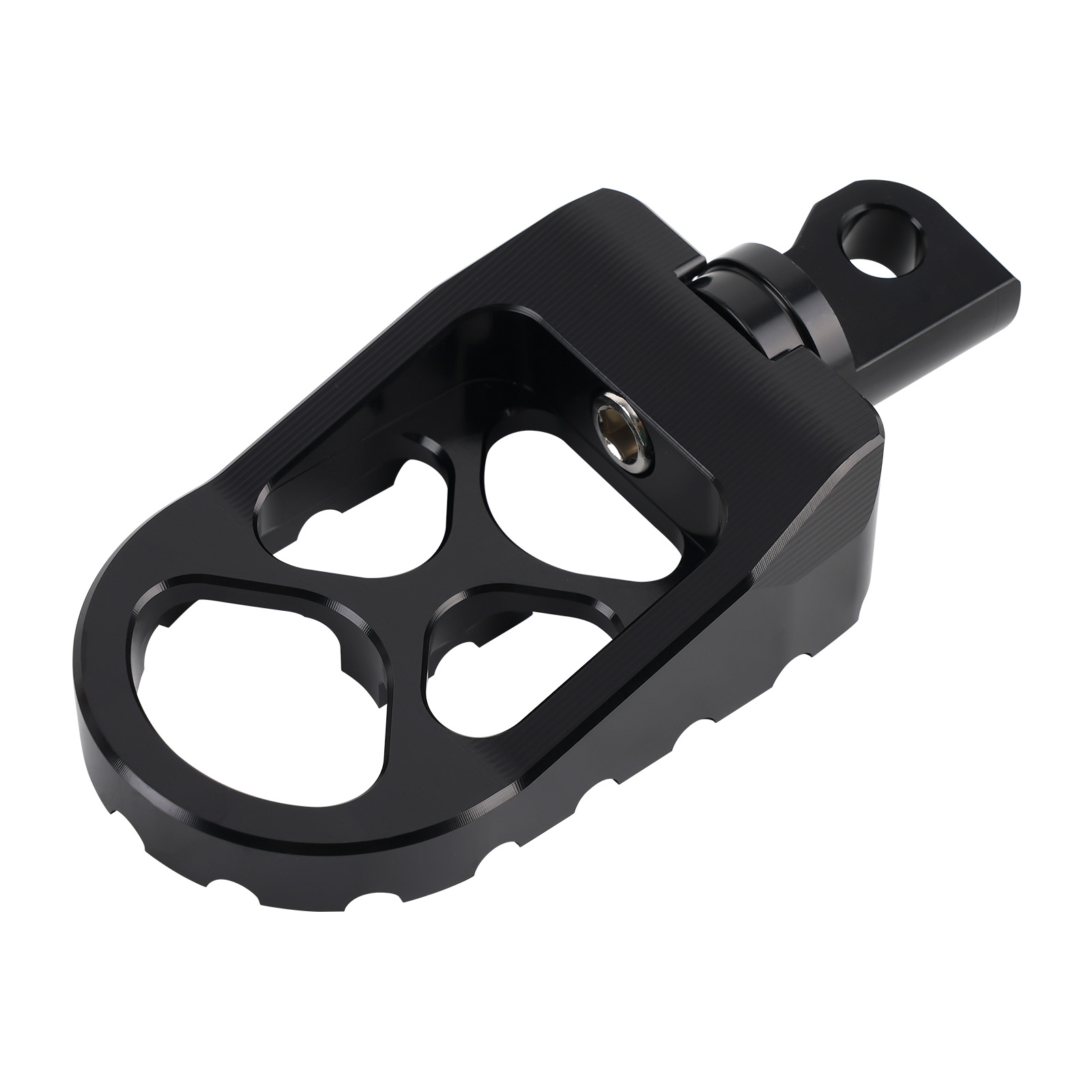 MX Style Wide Foot Pegs Footrest Chopper Bobber For Harley Dyna 1993-2017