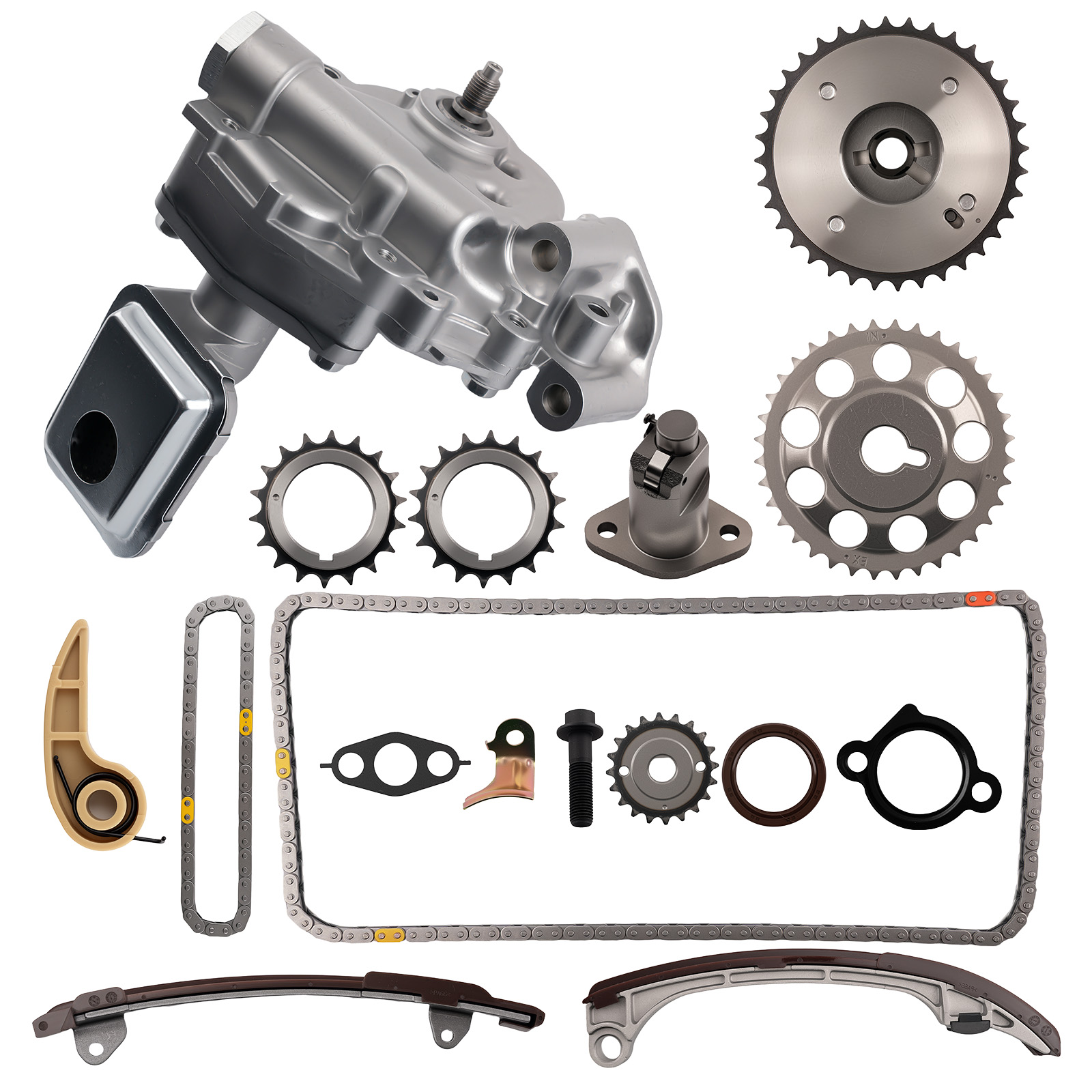 Engine Timing Chain Kit for Toyota RAV4 2.4L 2004-2008 15100-0H010 2AZFE