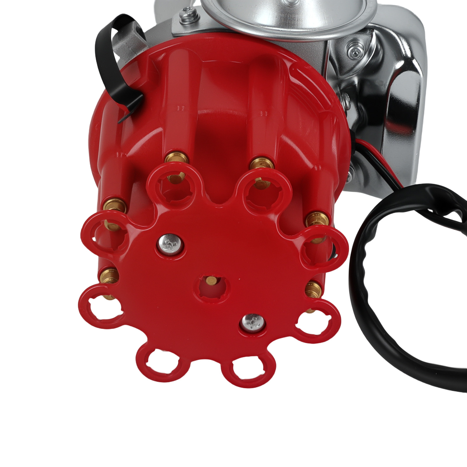V8 Ignition Distributor Kit fit for Dodge 318/340/360 JM6513R Red Cap