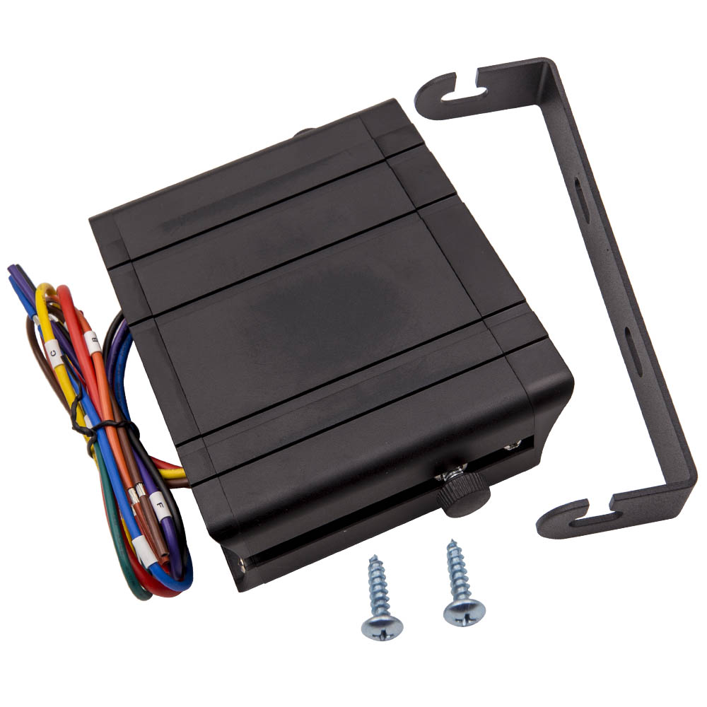 12V 6 Gang Rocker Switch Box Emergency Strobe Light Toggle Controller