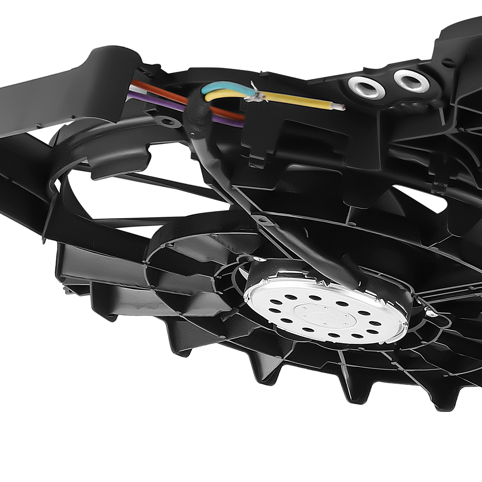 Radiator Condenser Cooling Fan for A6 Quattro/A6 2005-2008 4F0121207A 4F0121207G