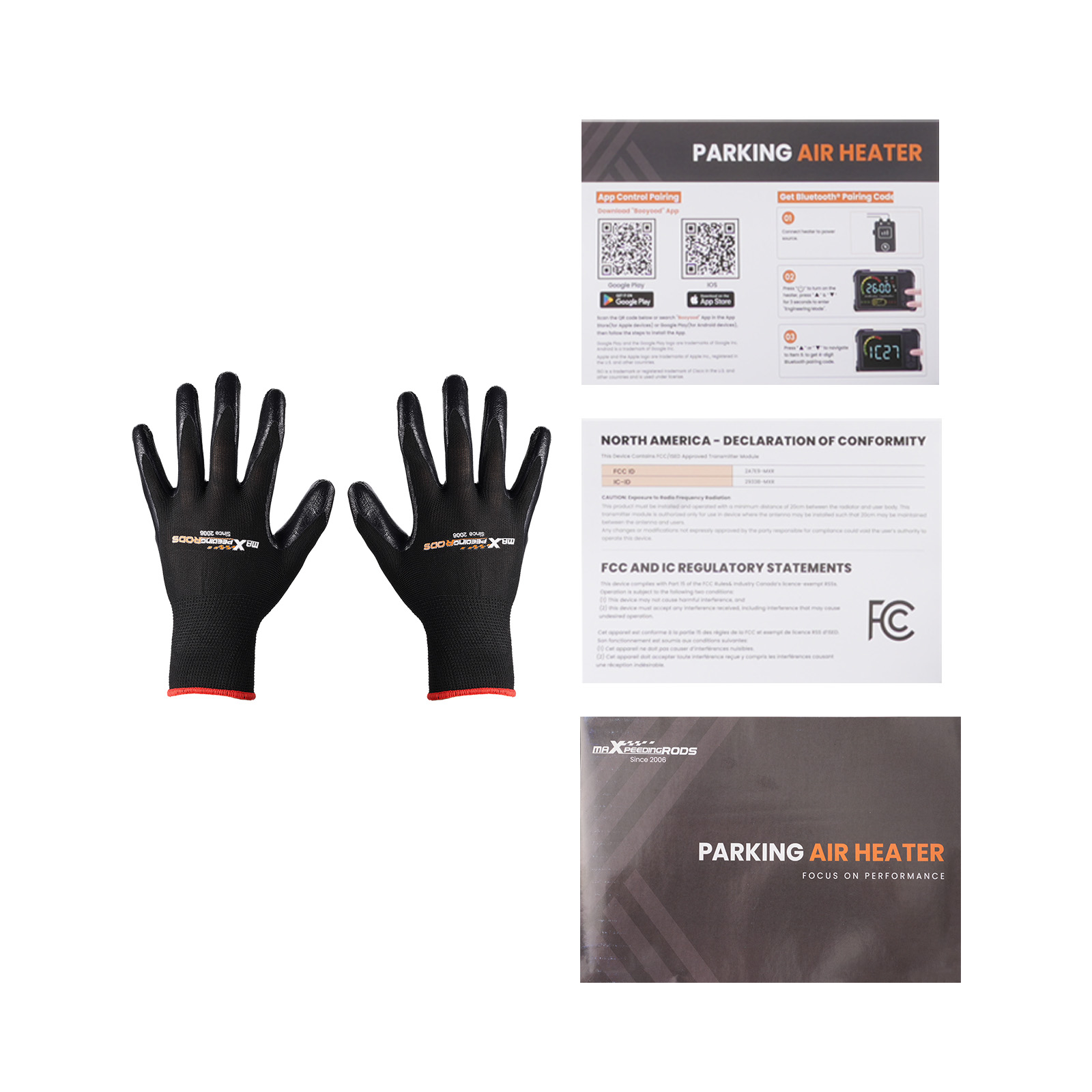 App Control  Diesel Air Parking Heater 12V 8KW w/LCD Switch for Trucks Car Van