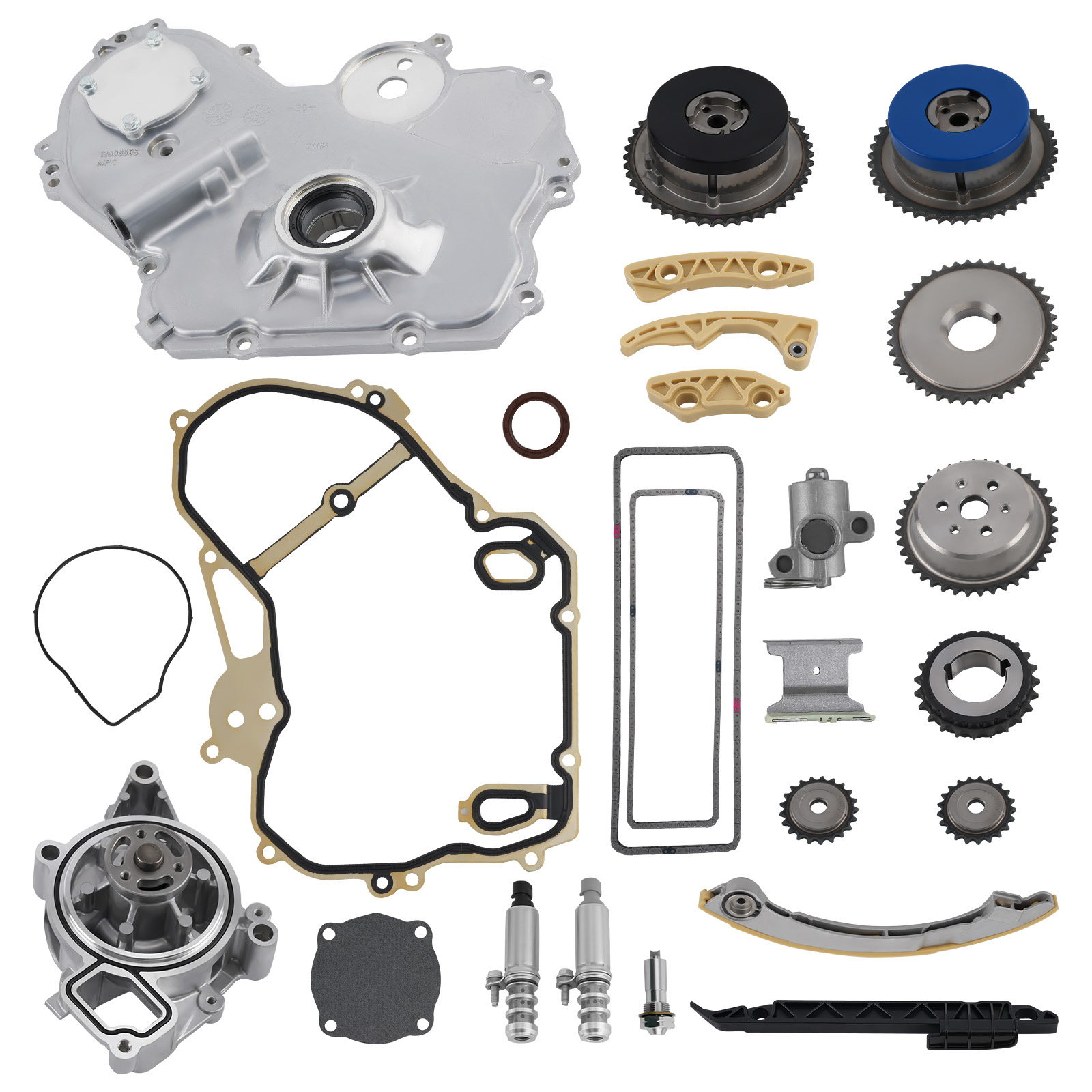 Timing Chain Water Pump Oil Pump Kit for GMC Ecotec 2.2L 2.4L 12608580 12655421