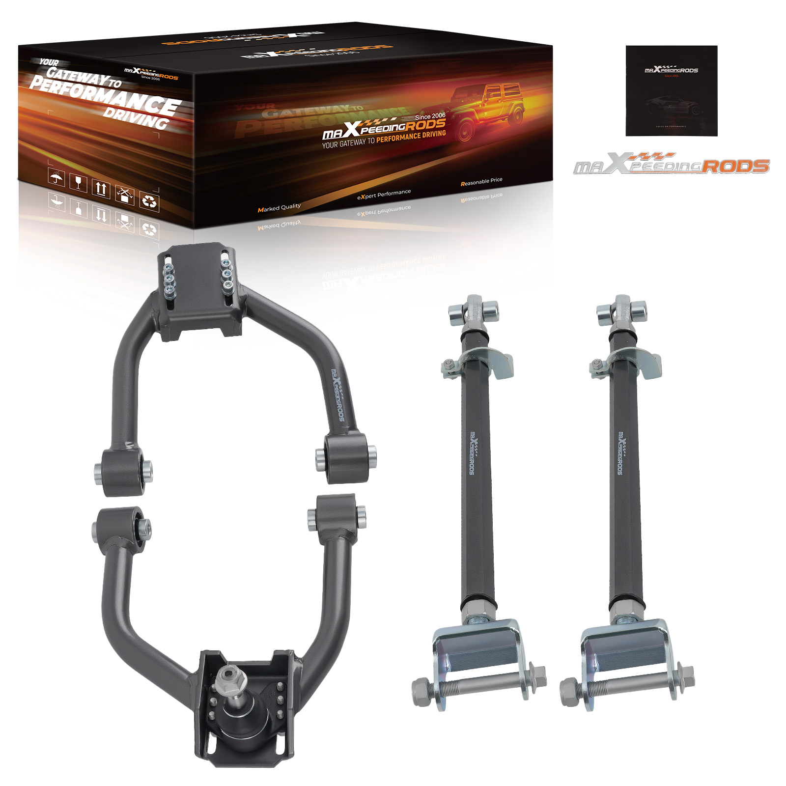 Adjustable Front & Rear Camber Control Arms Kit For 2008 2009-2012 Honda Accord