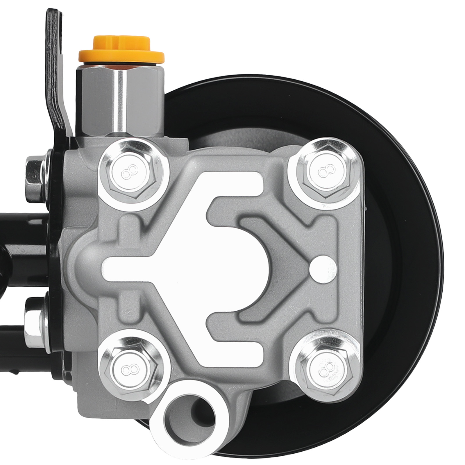 Power Steering Pump W/Pulley For Hyundai Accent/Kia Rio Dodge Attitude 06-11