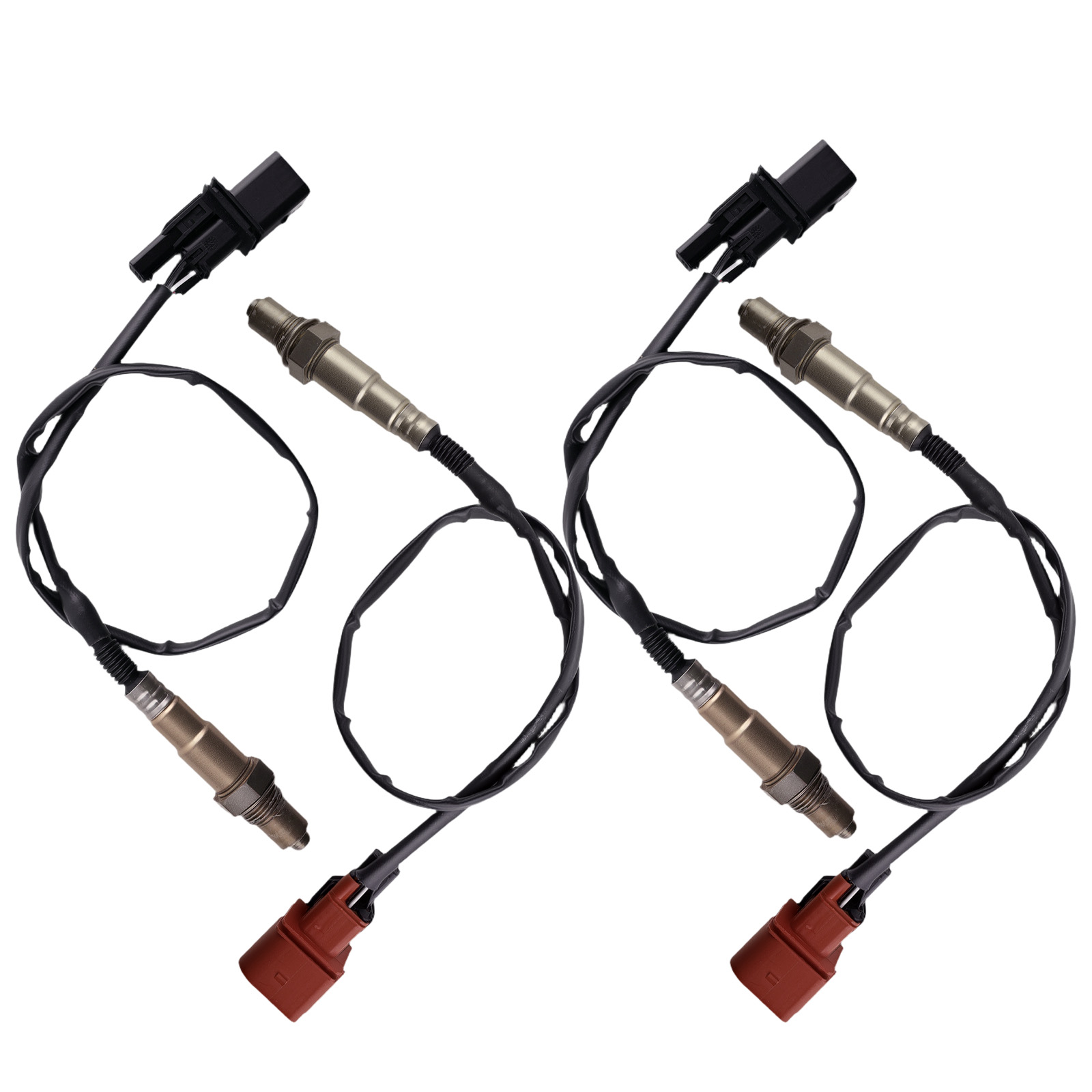 4xUpstream+downstream Oxygen Sensor For Porsche Cayenne 3.2l 2004 2005 2006