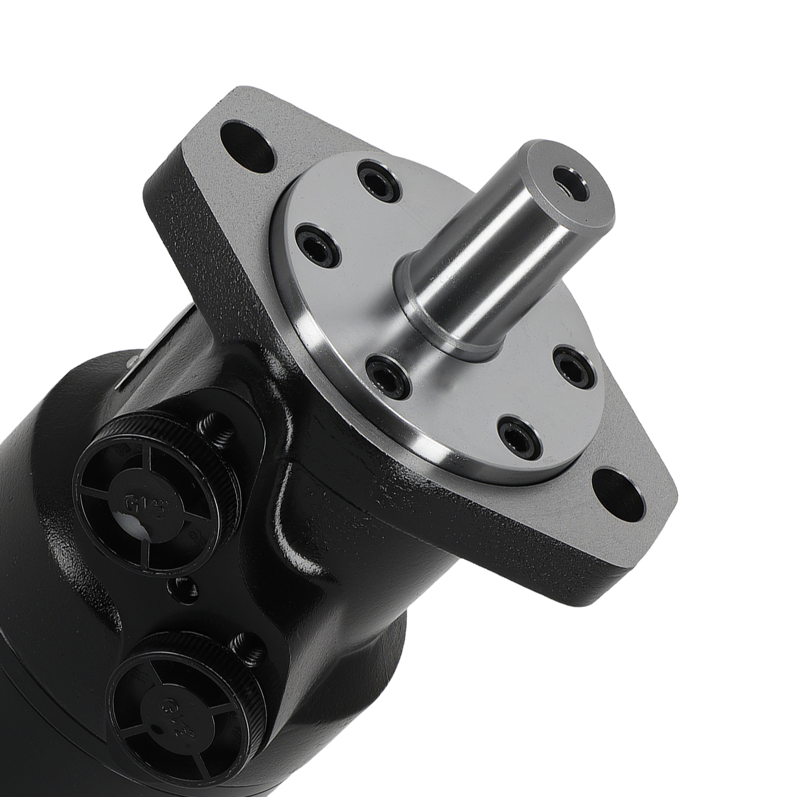 2x Hydraulic Motor BMR-400 400cc Displacement 135RPM 8.5Mpa 7.5kw Black Iron