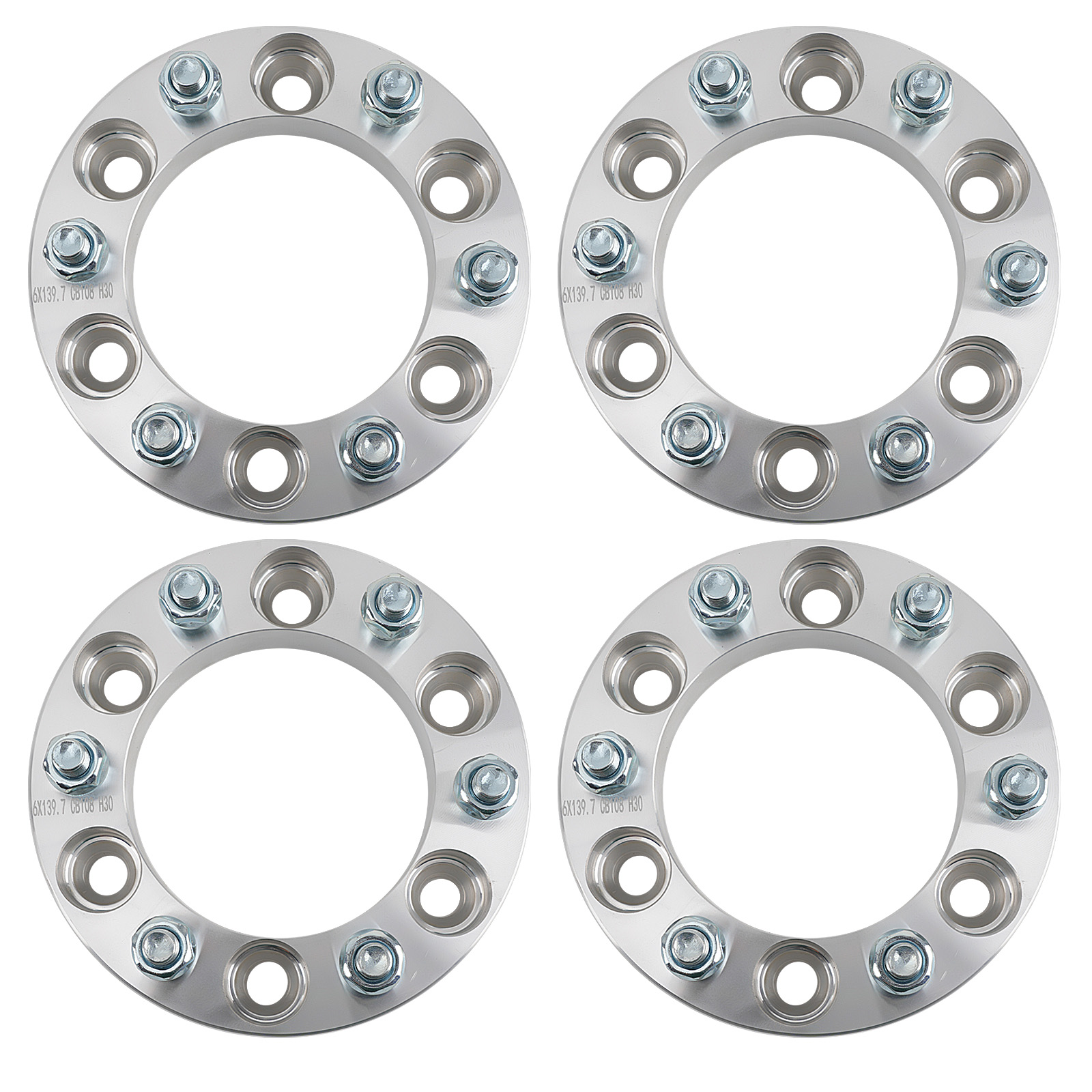 4 X Distanziali Ruota for KIA ISUZU TOYOTA LAND CRUISER J60 30mm Wheel Spacers