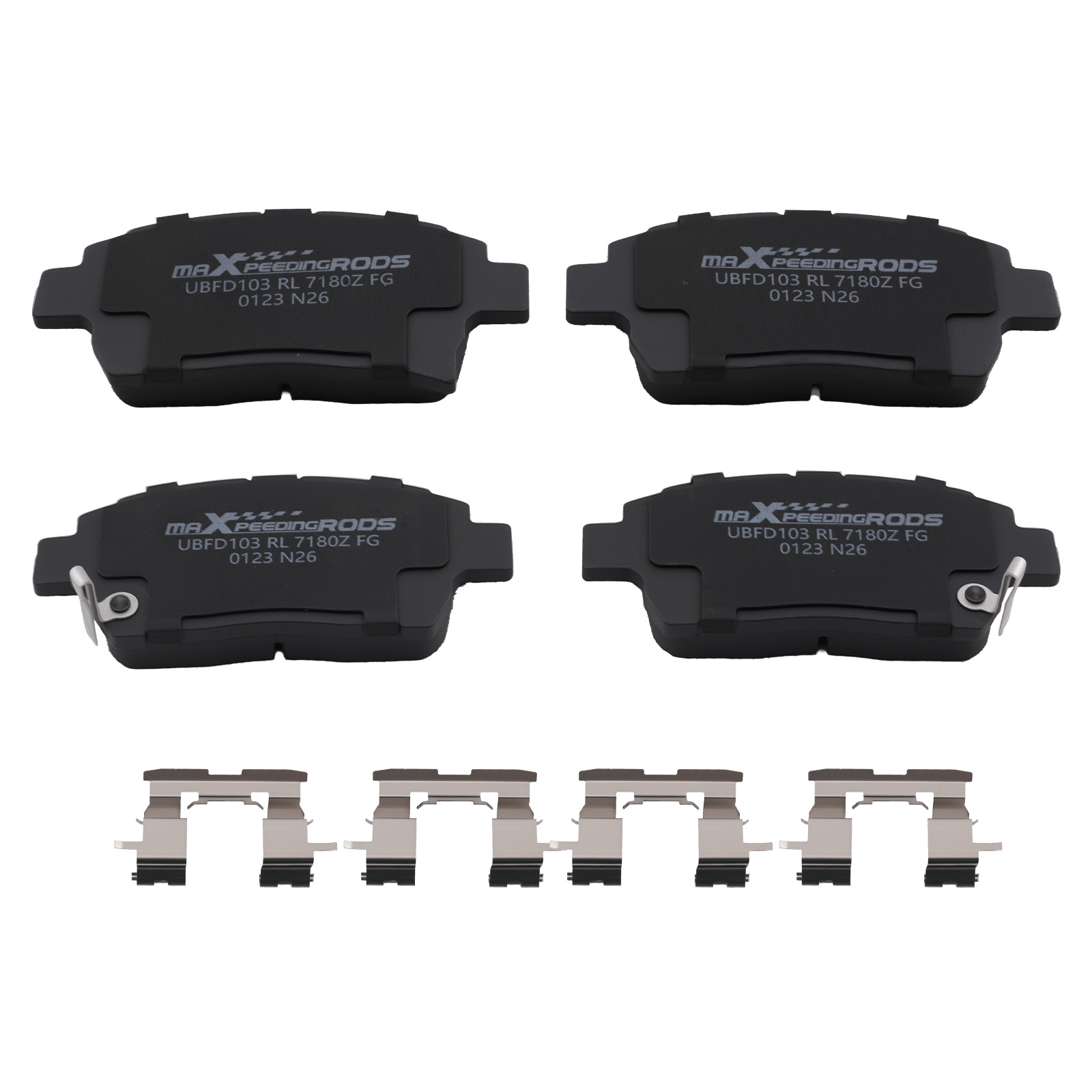Front Left&Right Brake Pads Set for Toyota Echo 2001-2005/Prius 2001-2009 D990