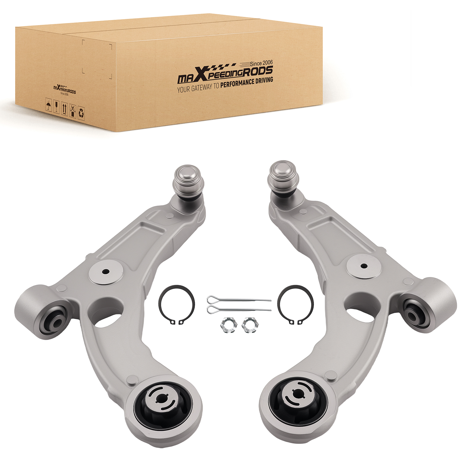 4X VORDERER UNTERER QUERLENKER-SATZ FOR JEEP CHEROKEE KL 2014-2018 LINKS+RECHTS