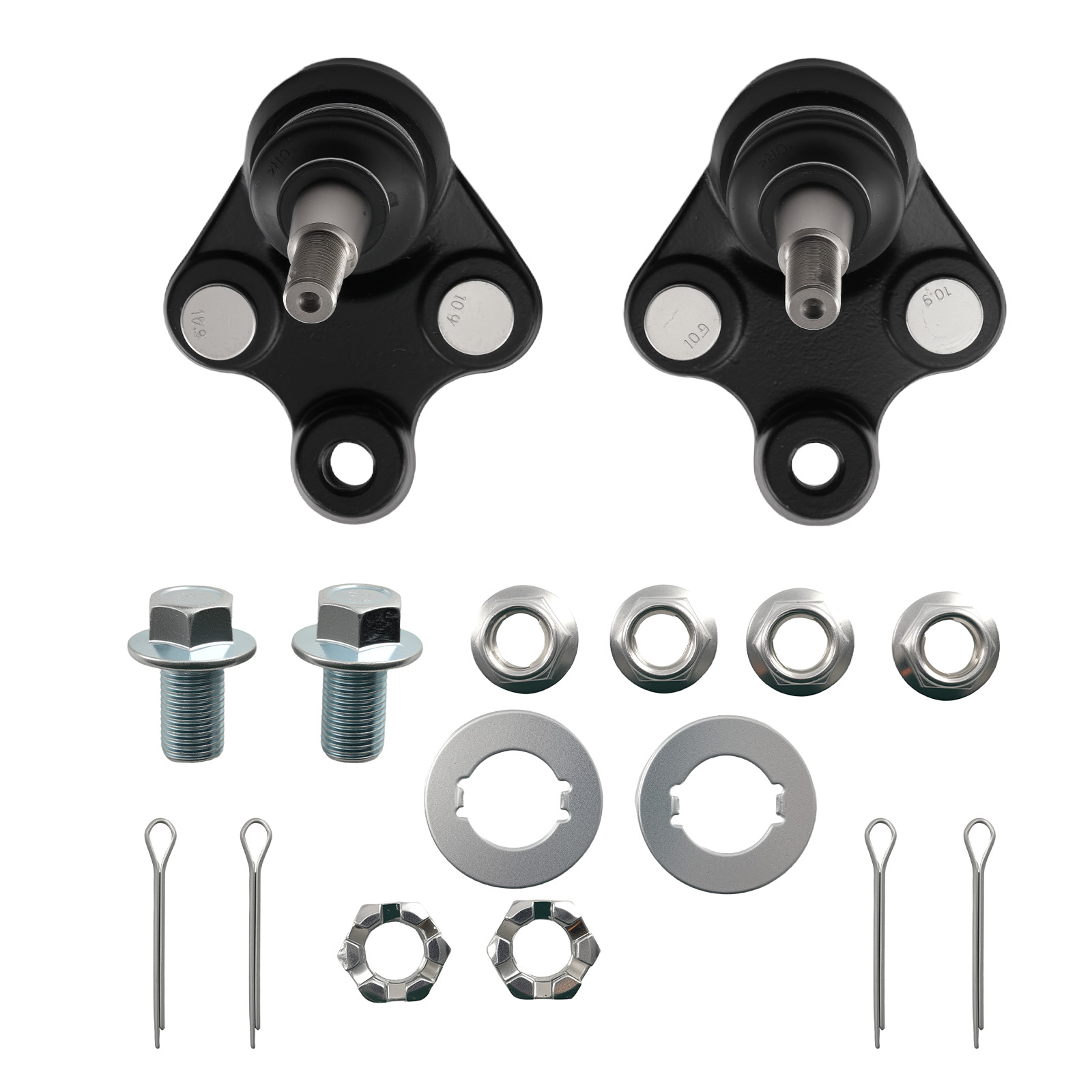 Front Lower Control Arms Ball Joint Tie Rods for 2013-2015 Honda Civic 1.8L 1.5L