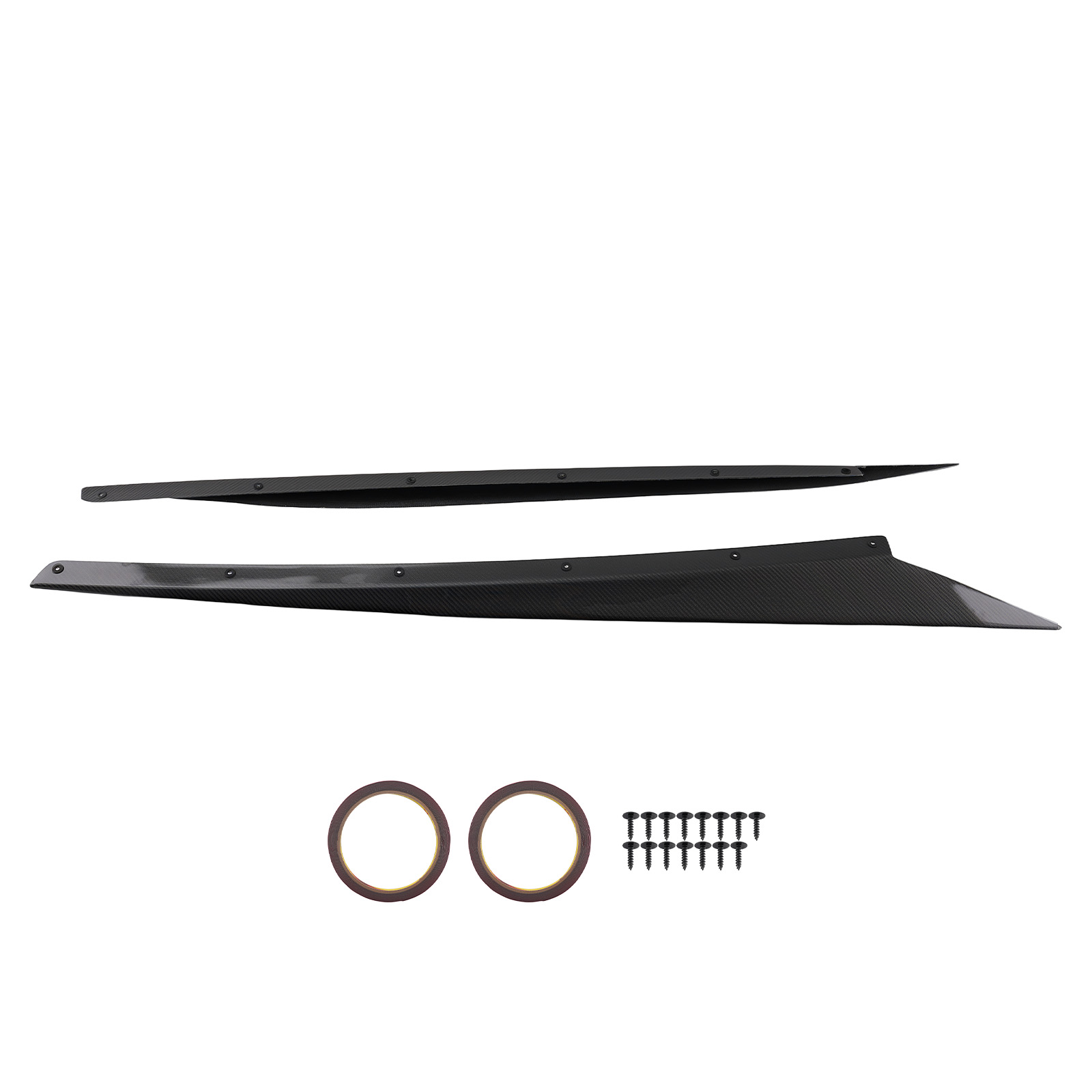 L & R Carbon Fiber Side Skirts for Chevy Corvette Stingray/Z51/Z06 2020-2025