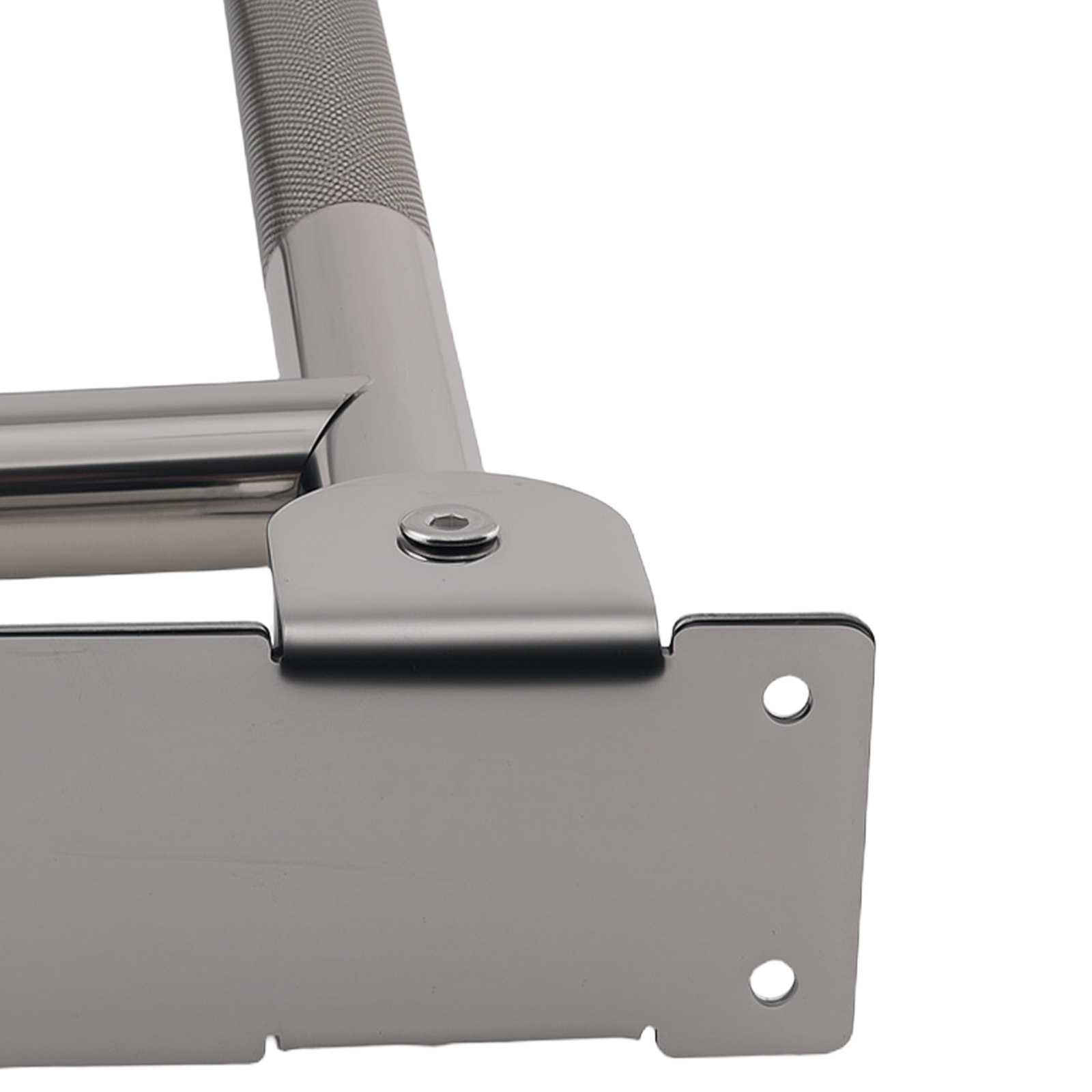 Stainless Steel Flip‑Up Bathroom Toilet Grab Bar Safety Rail for Handicap Users