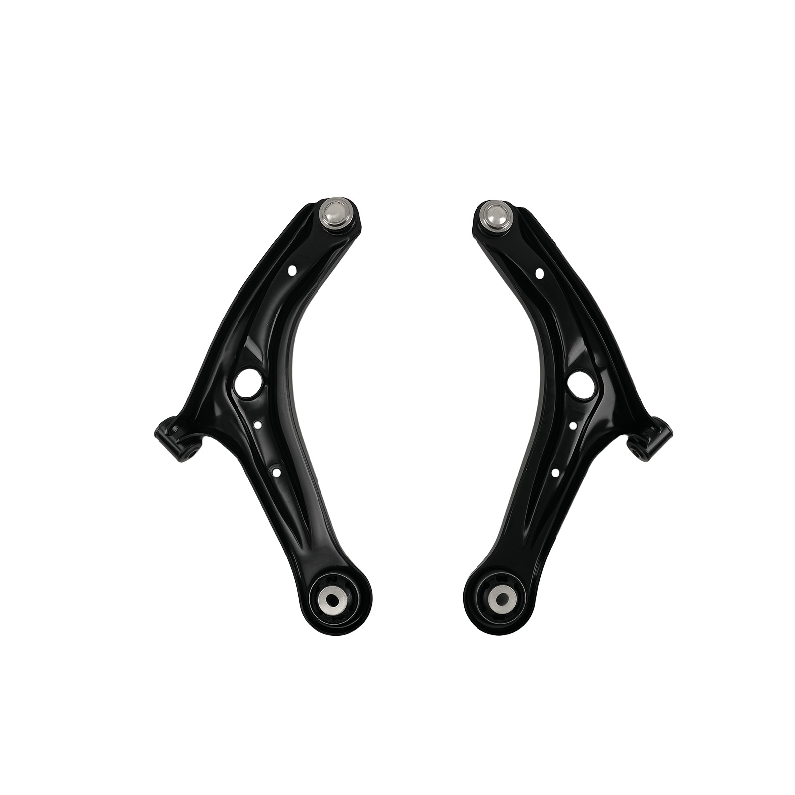 Front Lower Control Arms + Sway Bar Link +Tie Rods Kit for Ford Fiesta 2011-2019