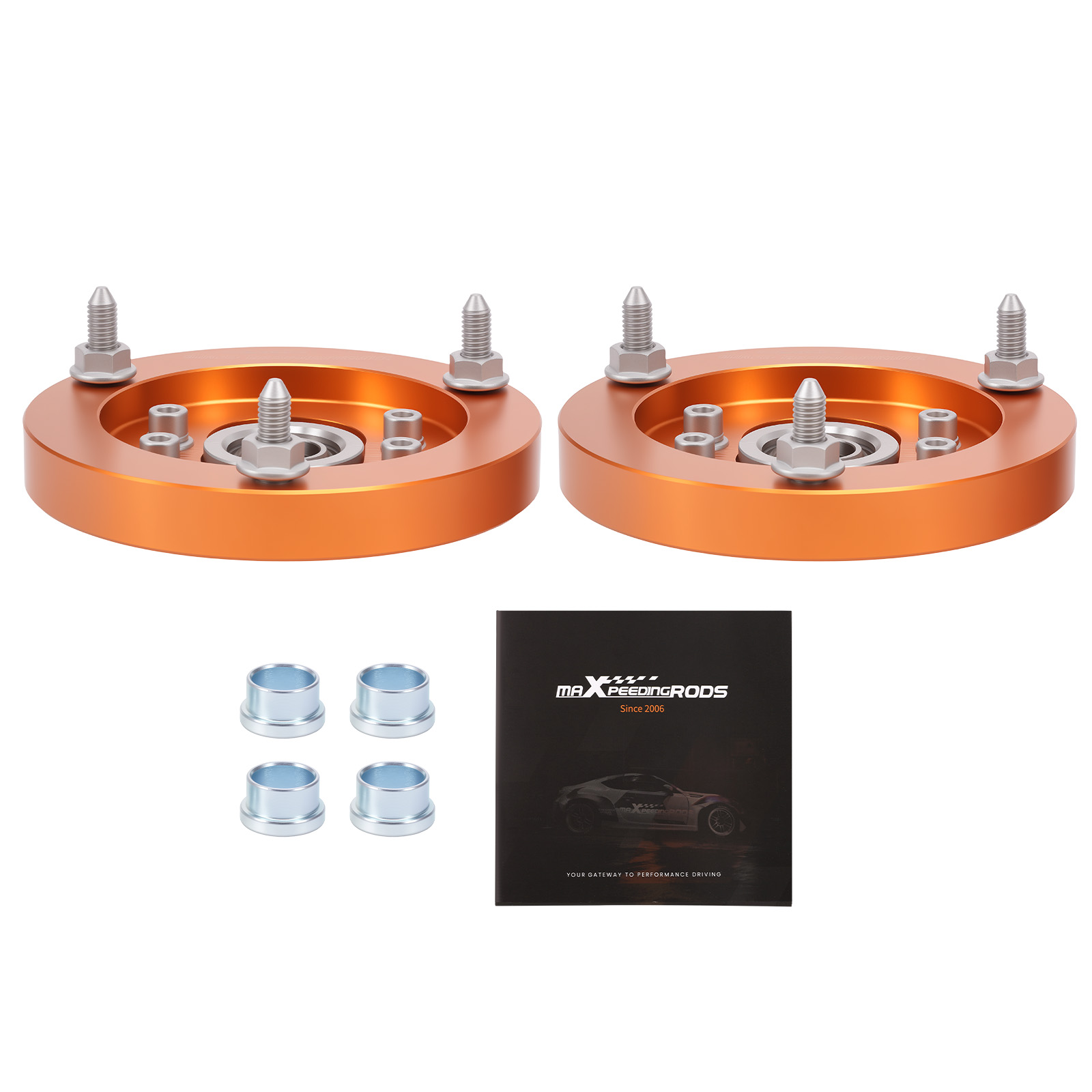 2 Domlager for BMW E46 320 323 325 Vorderachse Federung Camber Plate verstellbar