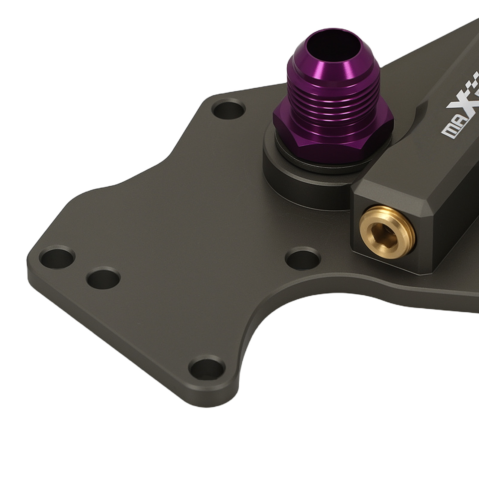 AN10 Ölfilter Adapter for BMW F20 F30 F32 G30 Aluminium Lila Eloxiert Set