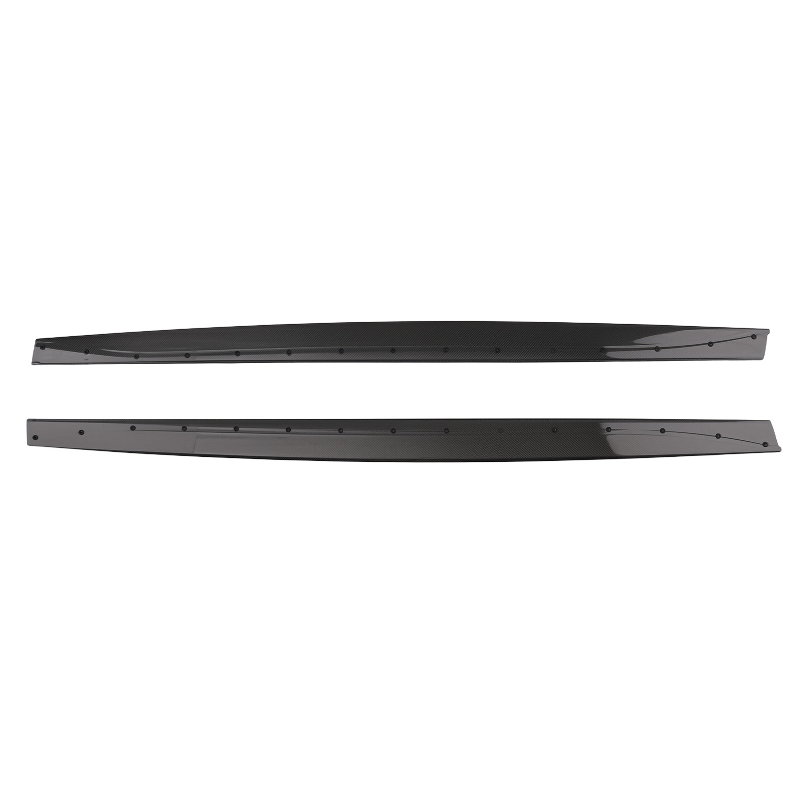 2pcs Gloss Black Side Skirt Extension for BMW M4 & F80 M3 15-2019 Carbon Fiber