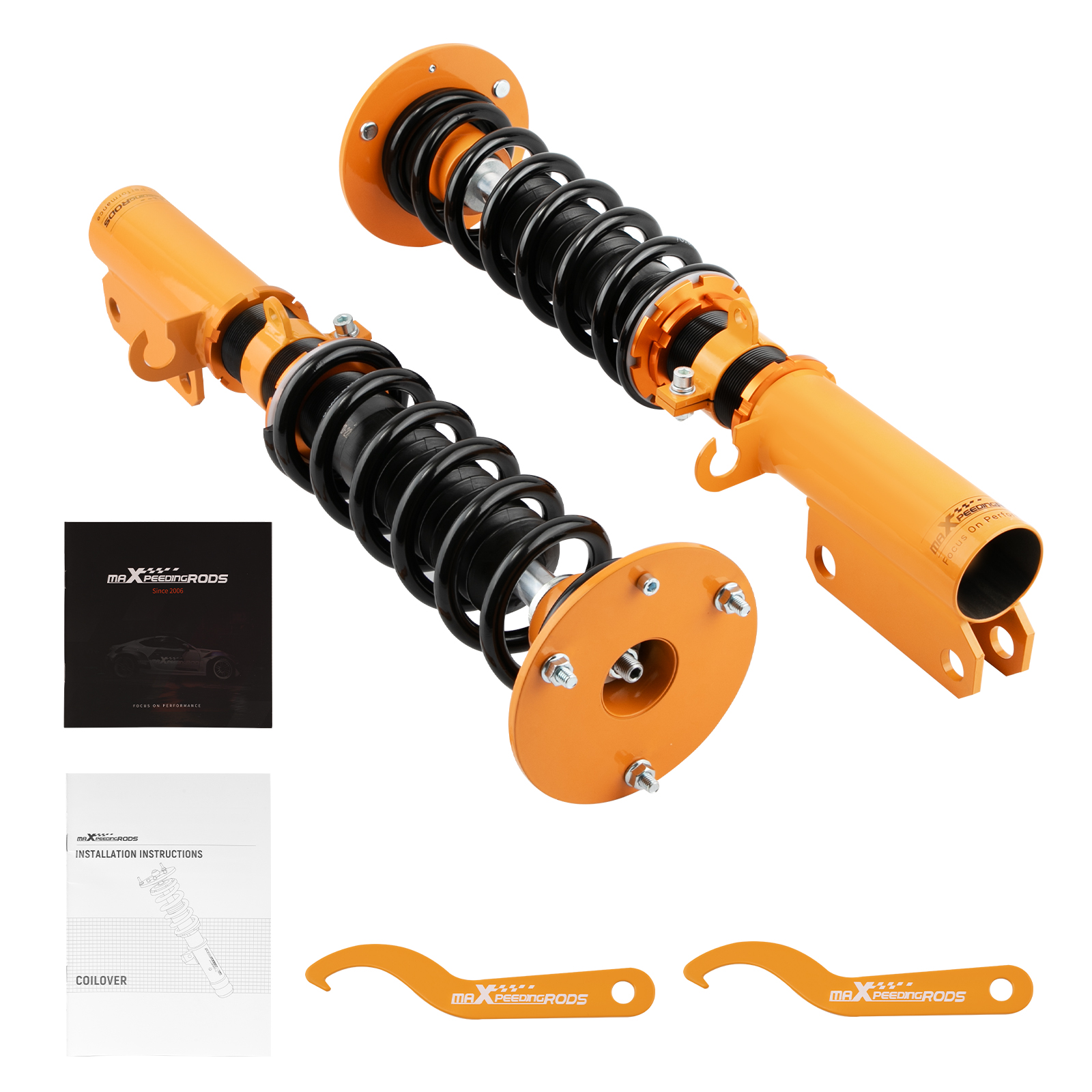 2pcs Front Coilovers Shocks for BMW X5 E53 2000-2006 3.0i 3.0d 4.4i Lowering Kit