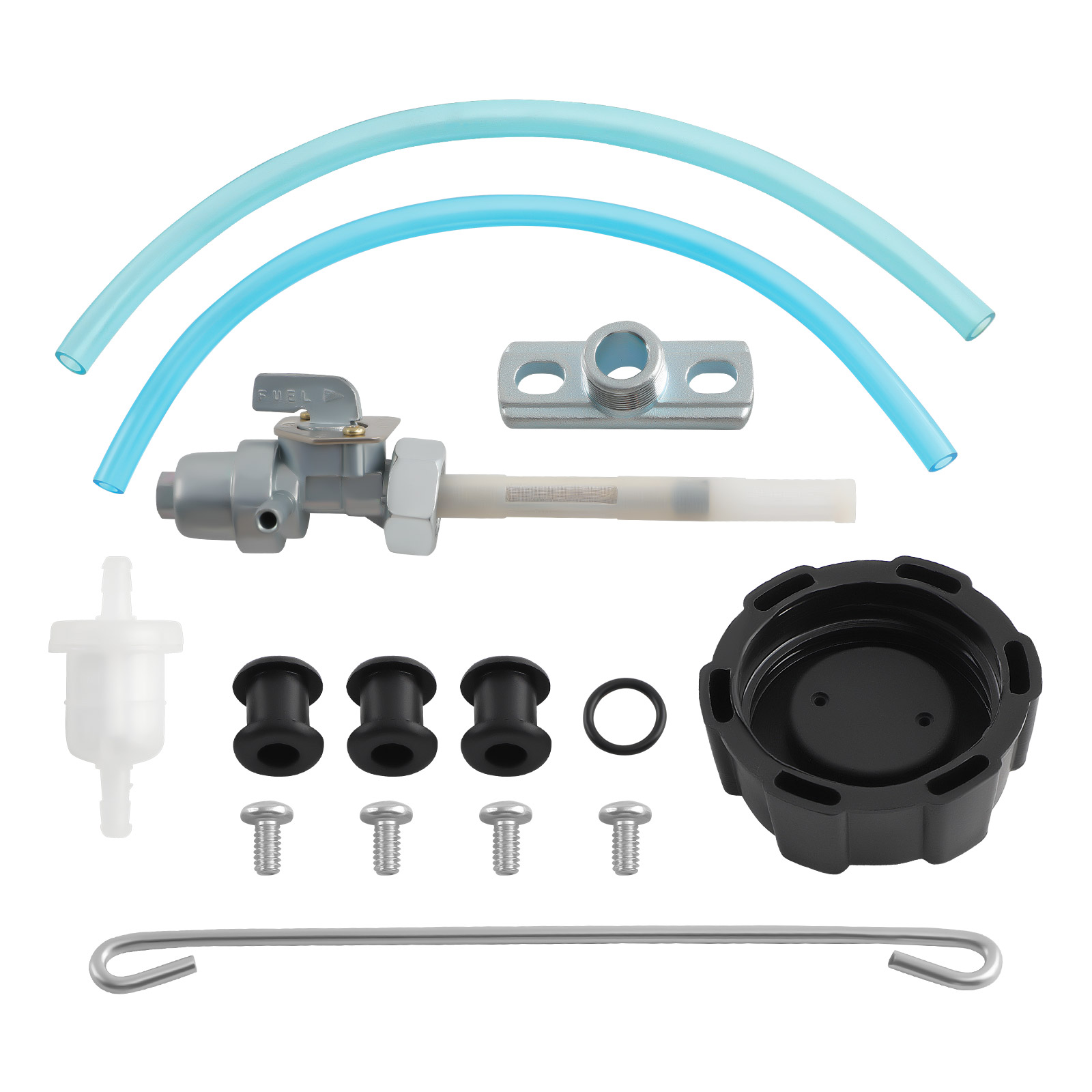 Plastic Gas Fuel Tank Kit Fit for Honda ATC250ES Big Red 250 1985-1987 FT49050