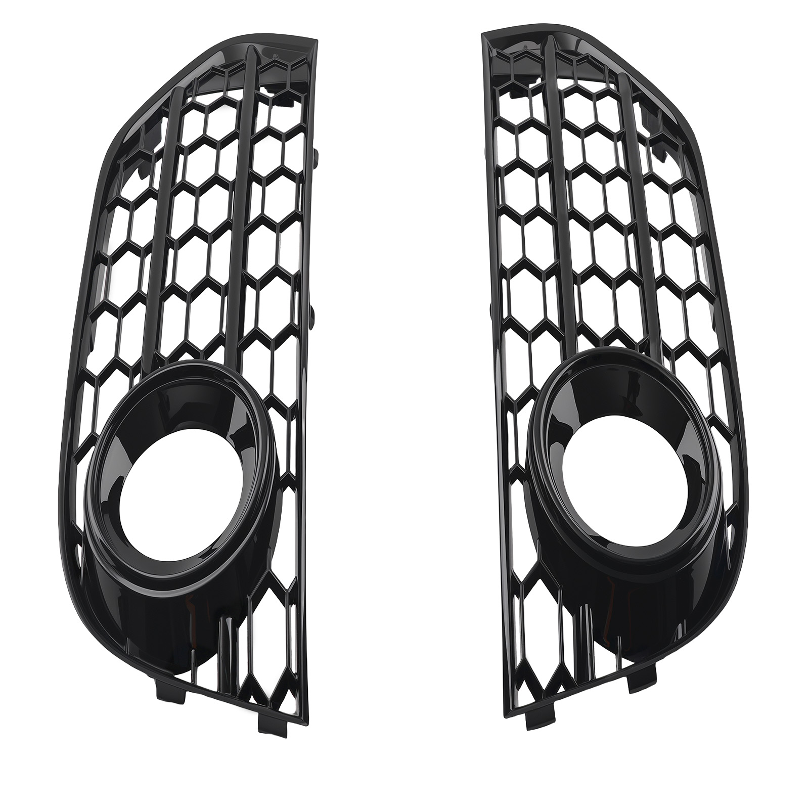 Bumper Fog Lamp Grille Cover for Audi A4 B8 B8.5 Allroad 2010-2015 8K0807681H