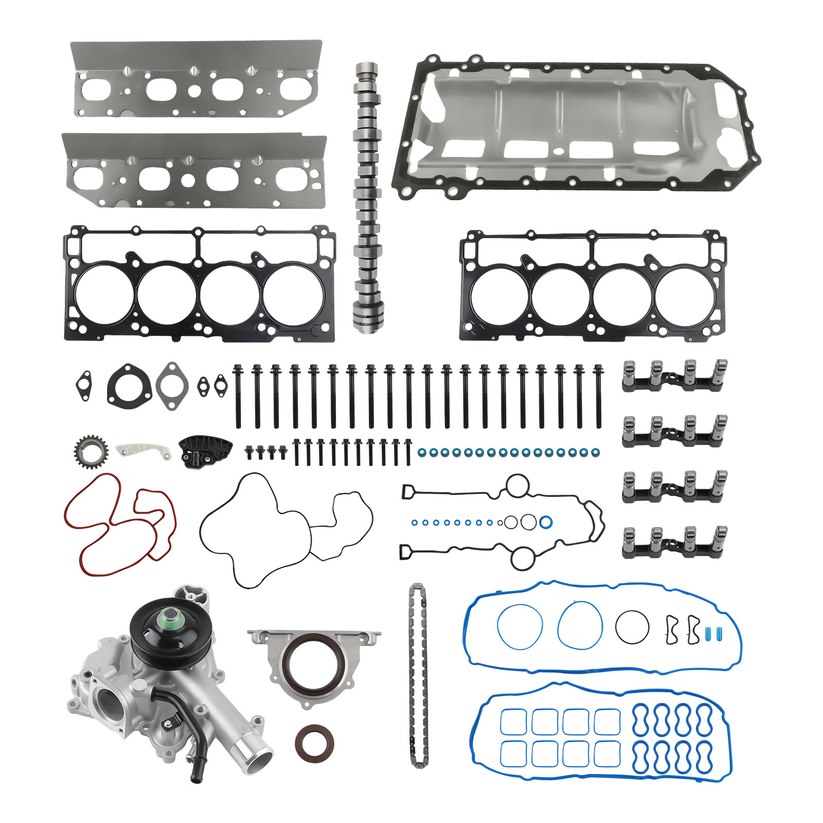 MDS Lifters Cam Gasket Cylinder Head Gaskets kit For Chrysler Aspen 5038785AB