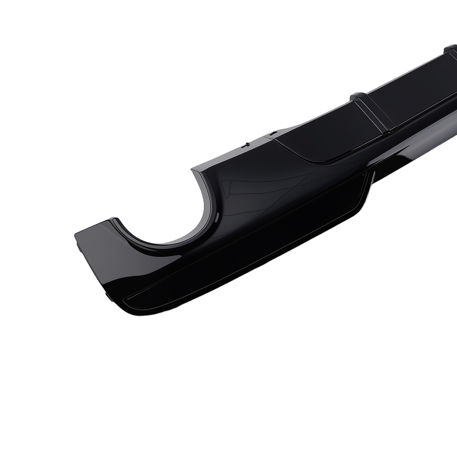 Rear Bumper Diffuser Splitter M Performance Style Gloss For BMW 5 Series F10 F11