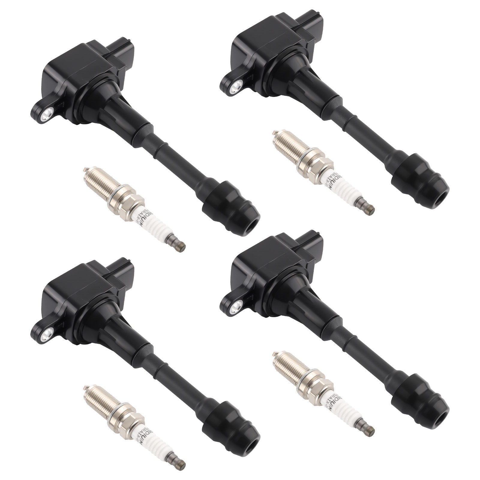 Ignition Coil & Iridium Spark Plug Set of 6 For Altima Sentra X-Trail 2002-2006