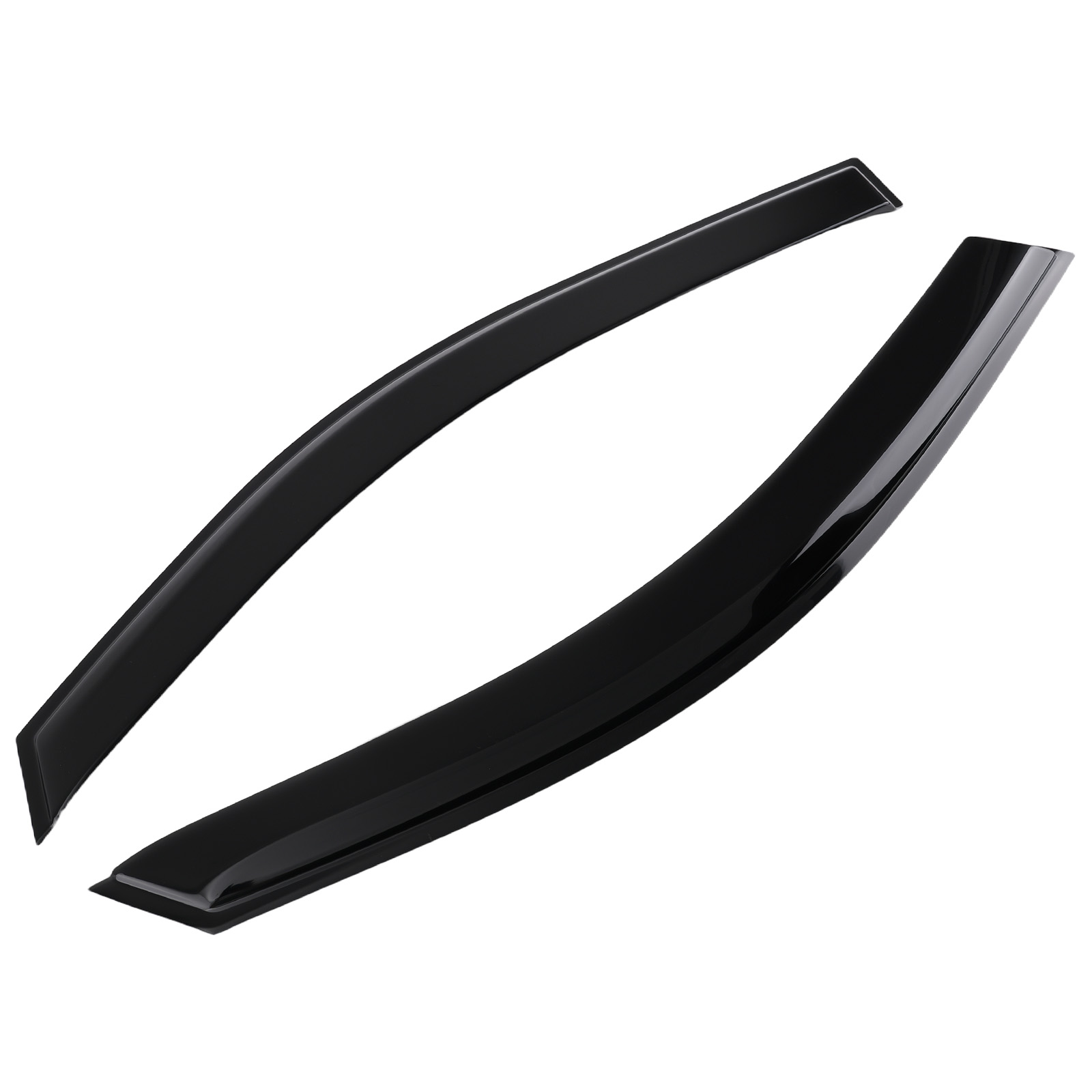 Rain Visor Window Guard Deflector for Subaru Forester 2019-2024 Black Set 4PC