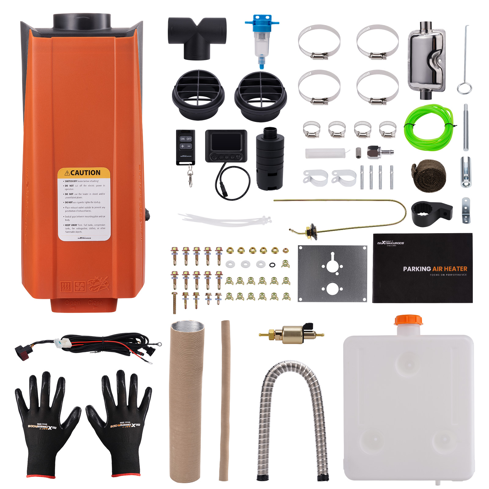 Diesel Air Heater Warming Heater 1KW-5KW 12V APP Control For Truck Van Bus Car