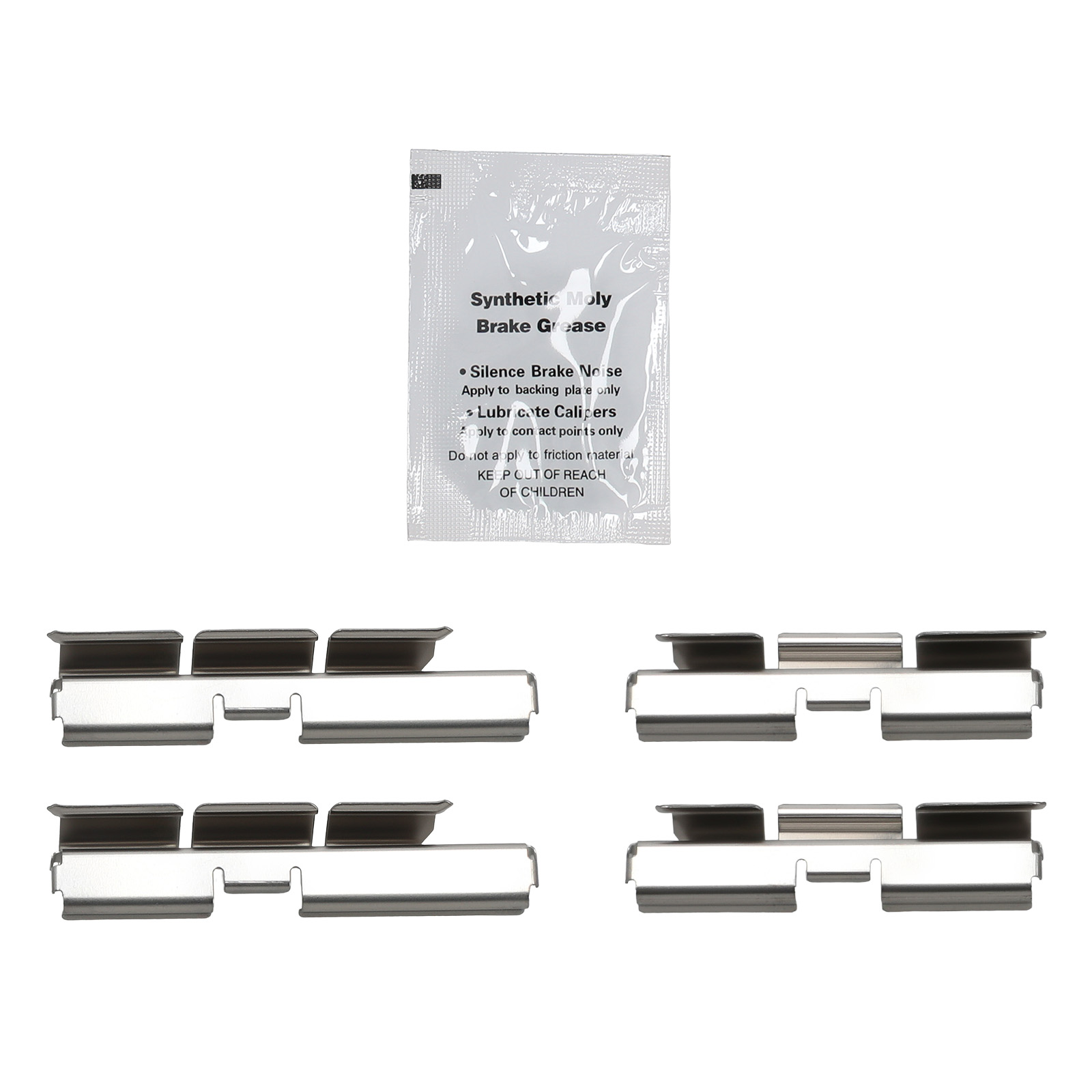 2 Pairs Front L&R Brake Pads Kit for Dodge Ram 1500 2002 2003 2004 2005 D966