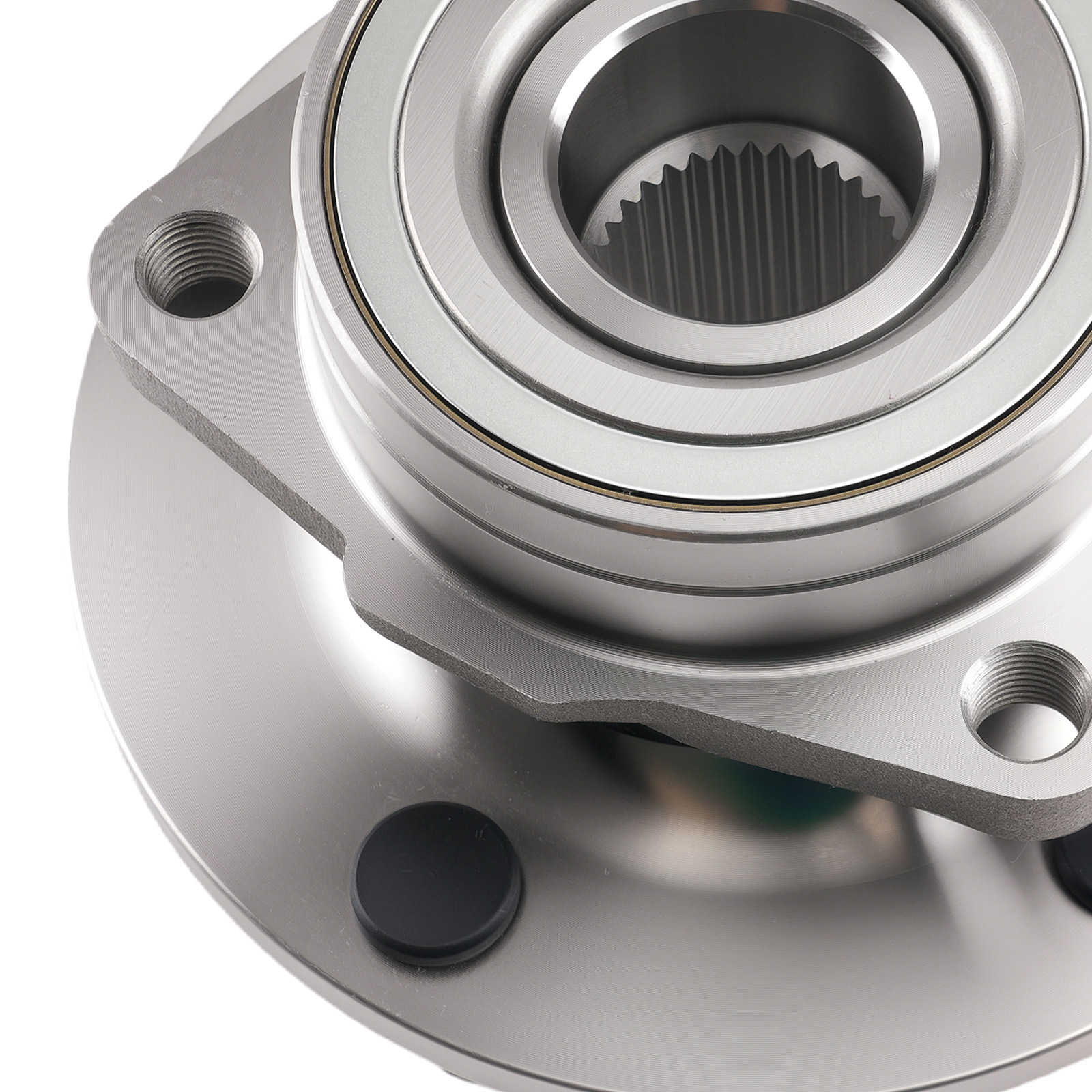 Pair Front Wheel Hub Non-ABS 3-Bolt for Dodge Ram 1500 4WD 94-99 515006 5-Lug