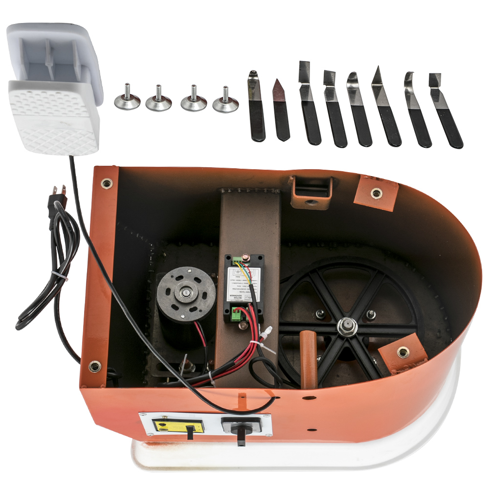 280W 25CM Electric Pottery Wheel DIY Machine Ceramic Art Craft Work Clay 110V