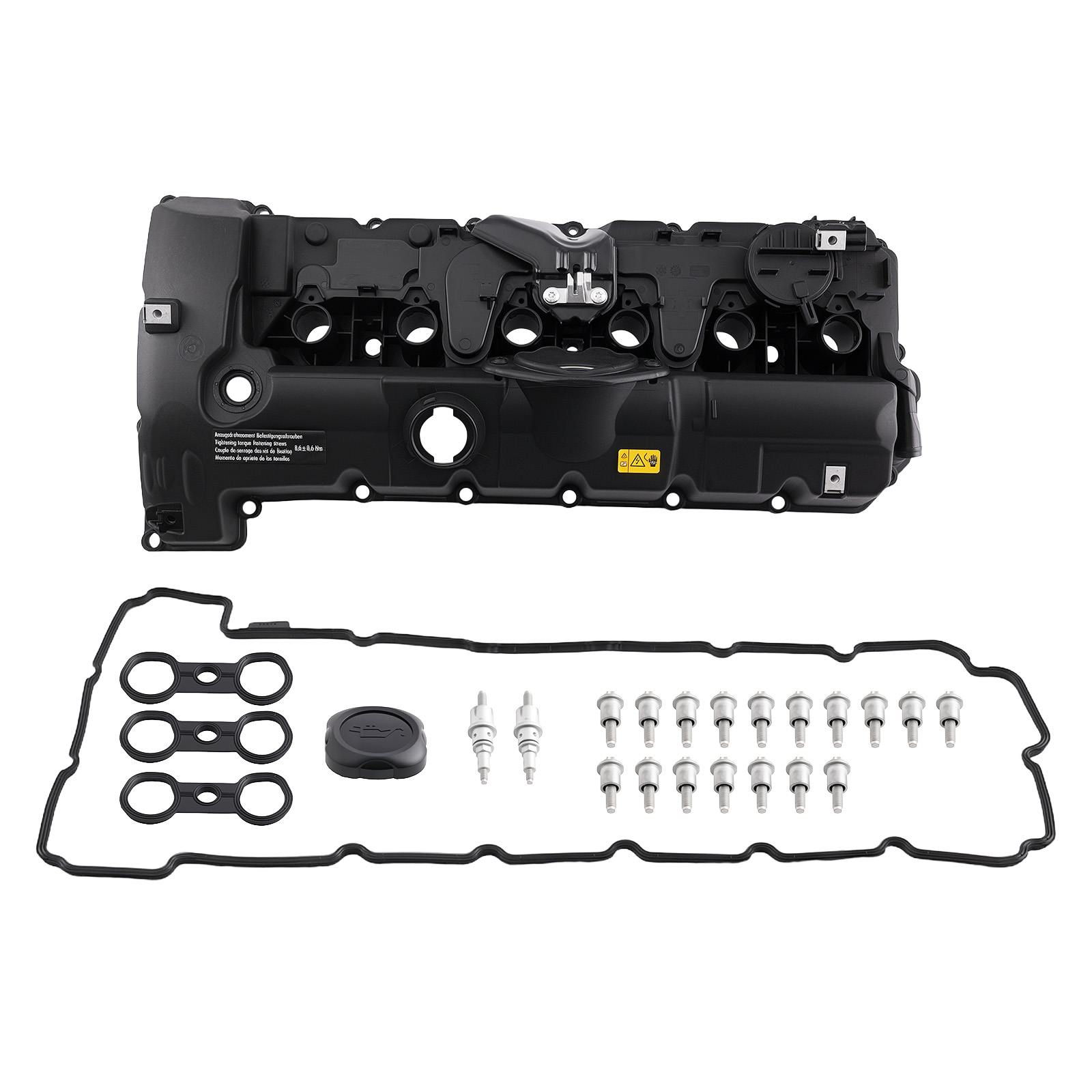 Engine Valve Cover for BMW E60 E82 E90 E85 Z4 X3 X5 128i 328i 11127552281 3.0L