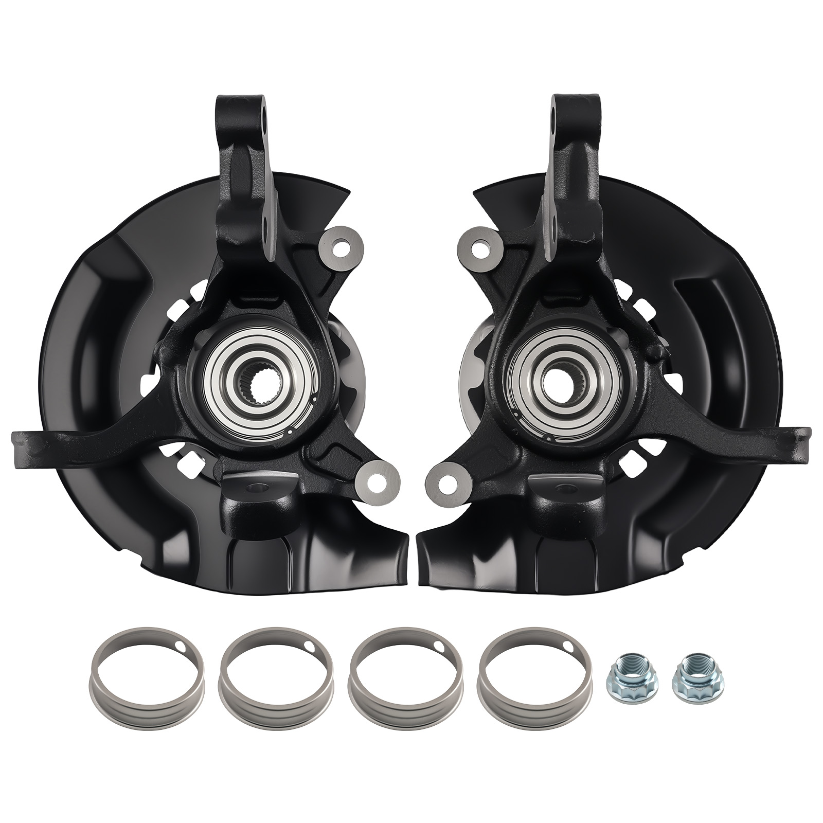 Front Wheel Bearing Hub Knuckle Set For Toyota Camry 2.4L 04-06  698398 698399