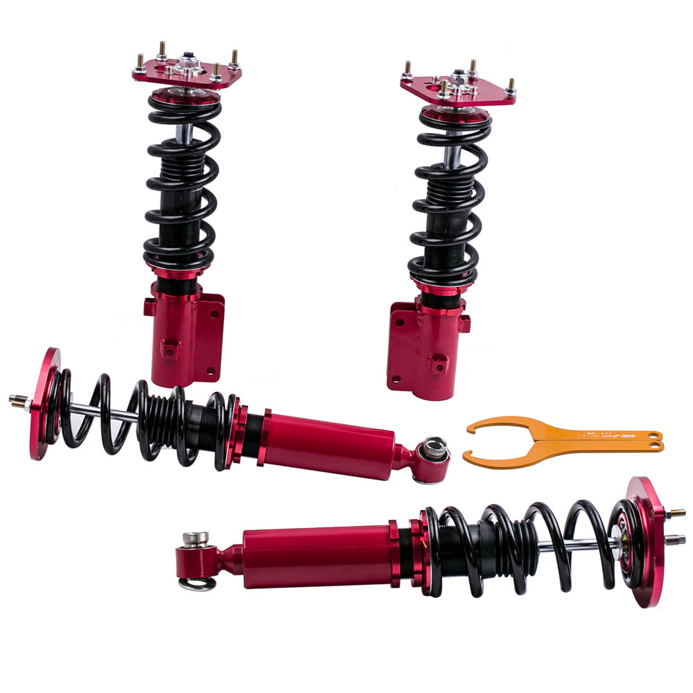 Front + Rear Coilovers Lowering Kit For Mazda RX7 1985-1992 Adjustable Height