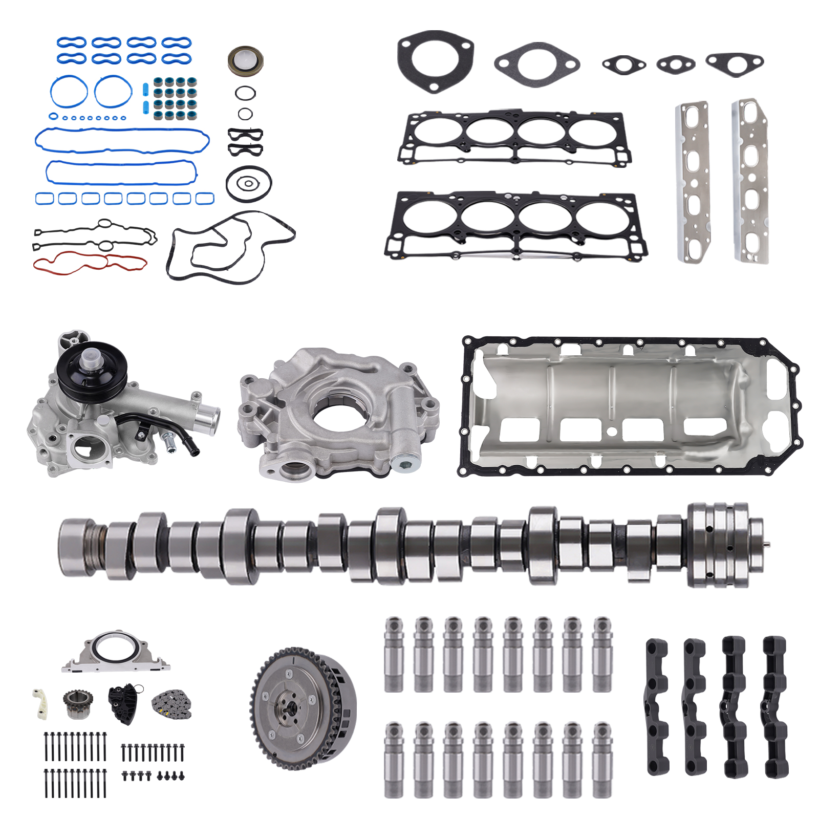 MDS Lifters Cam Gasket timing chain water pump kit For Dodge Ram 1500 5.7L 09-10