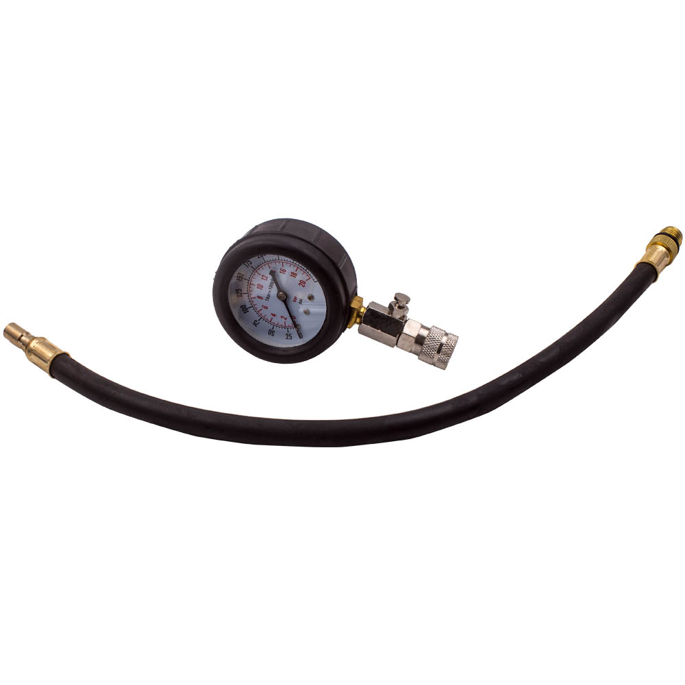 Kompressionsprüfer Kompressionstester M10-M18 Benzin Motor Werkzeug 0-20 bar