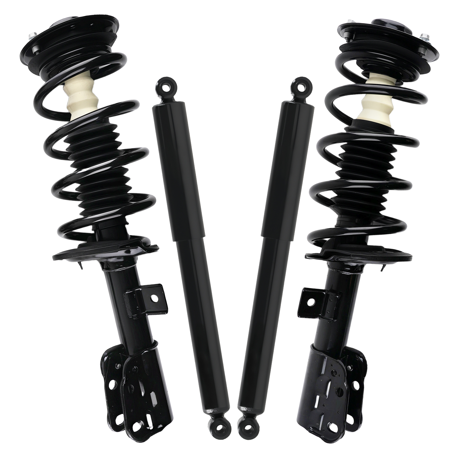 4PCS Front Struts w/ Coil Spring Rear Shock Absorbers for 2010-2017 GMC Terrain