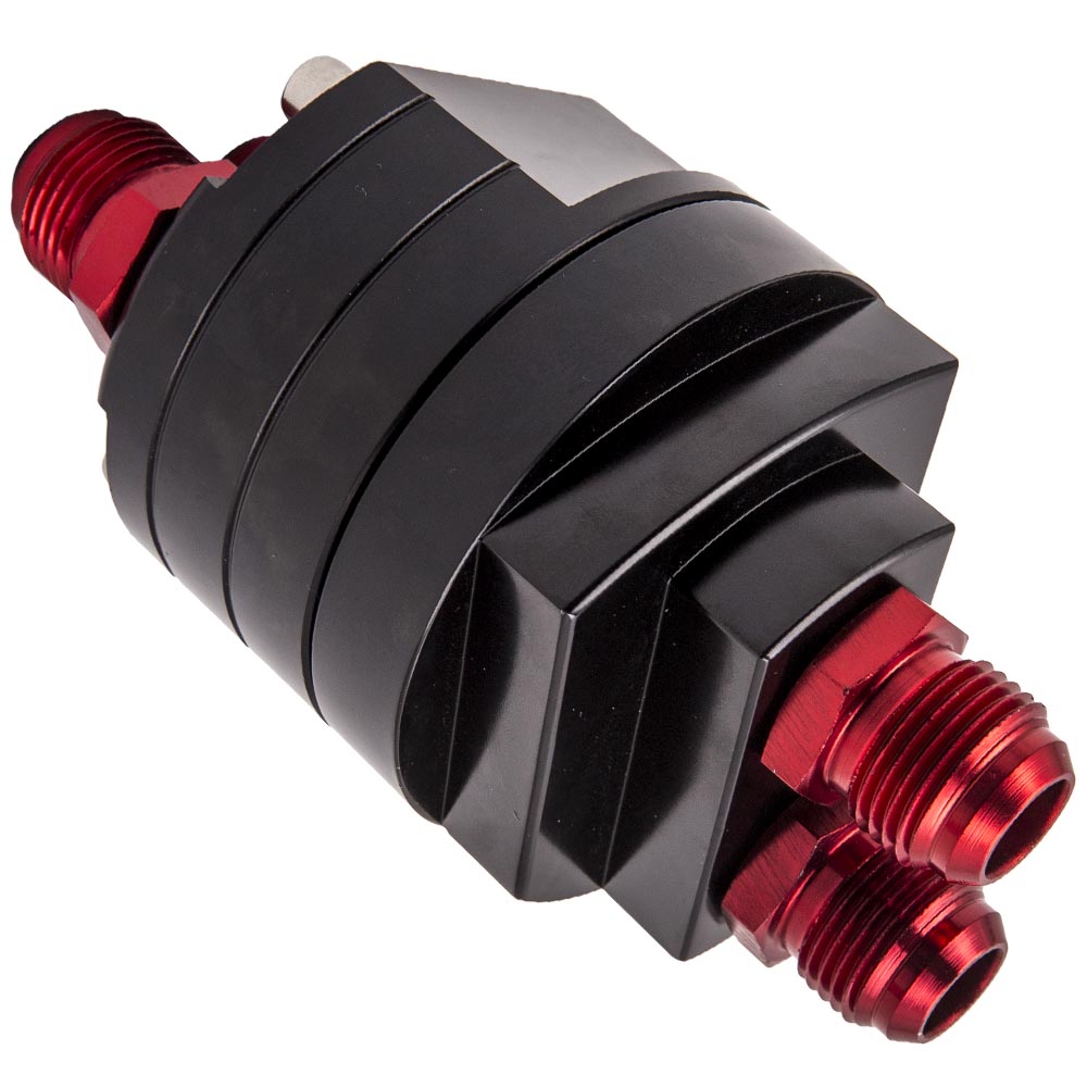 Car Oil Filter Relocation Male Fitting Adapter M20 x 1.5 3/4 x 16 Thread Black