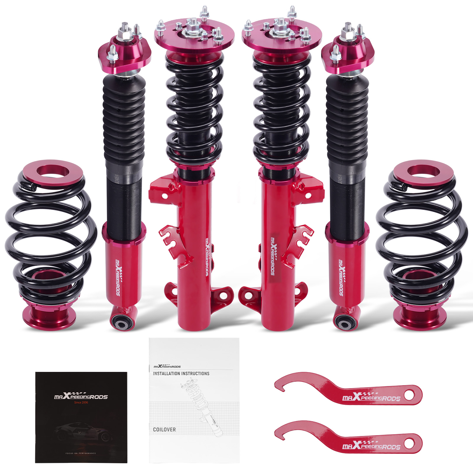 Combines Filetés Coilovers for BMW E36 318i 323i 325i 328 Spring Amortiseurs Ki