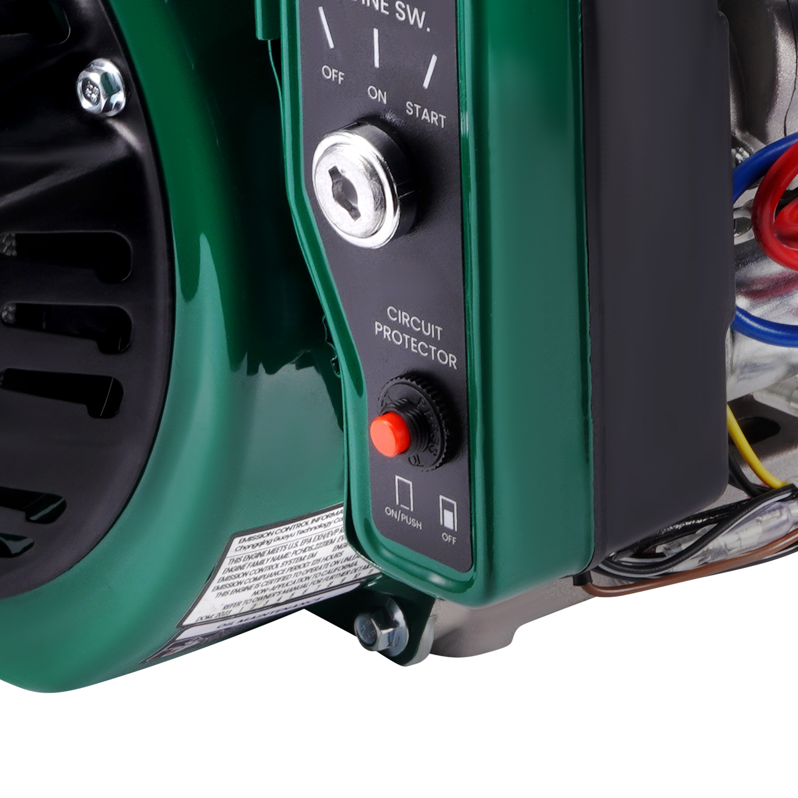 212cc 4-Stroke Engine Motor Horizontal Electric Start Gasoline Pressure Washer