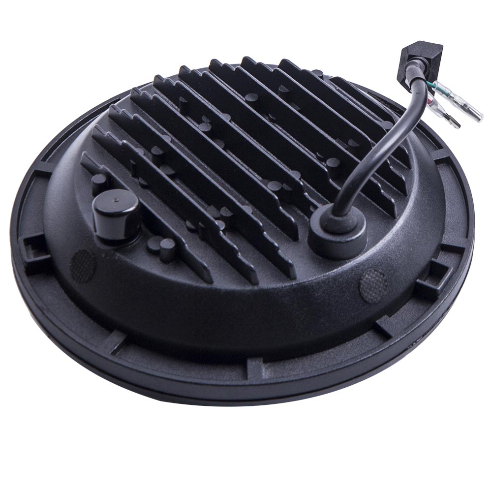 2pcs 7 Inch Round LED Headlight Headlamp Fit For Jeep 97-2017 Wrangler JK LJ TJ