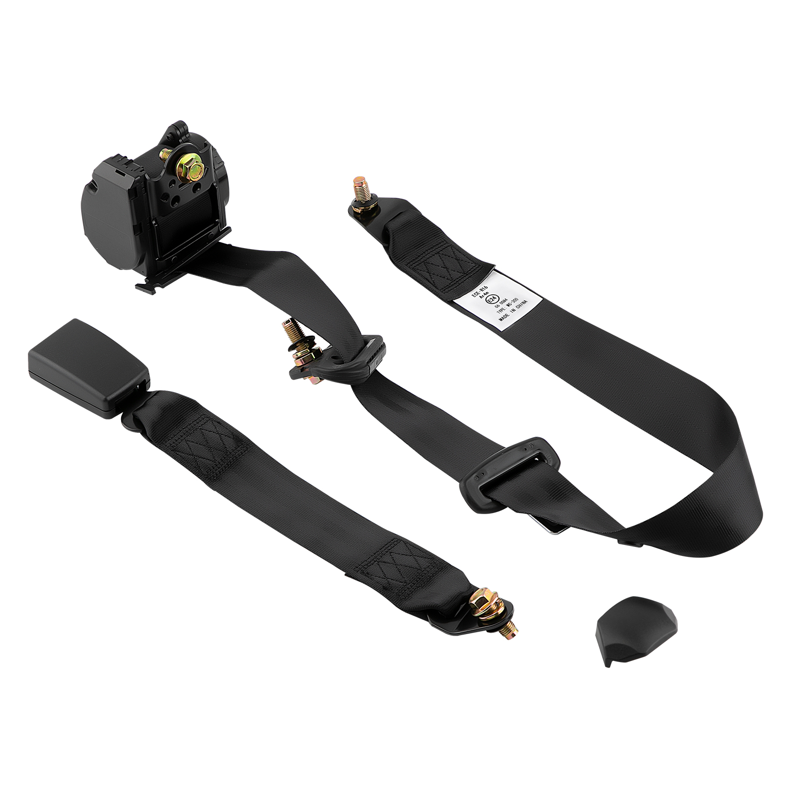 1pz 3 Punti cintura di sicurezza Universal Safety Belt Sedile Cintura 3 punti