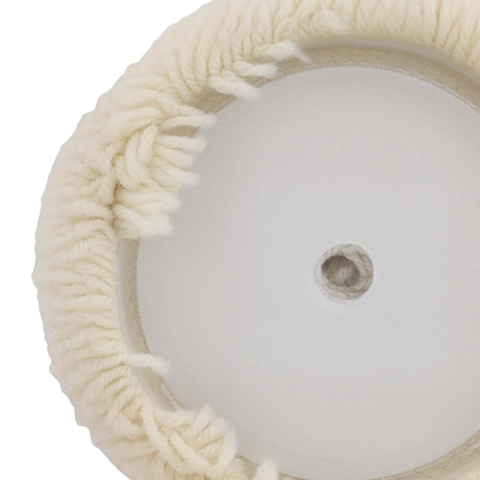 7 Inch Hook Loop Wool Polishing Bonnet for Buffing Compound Application