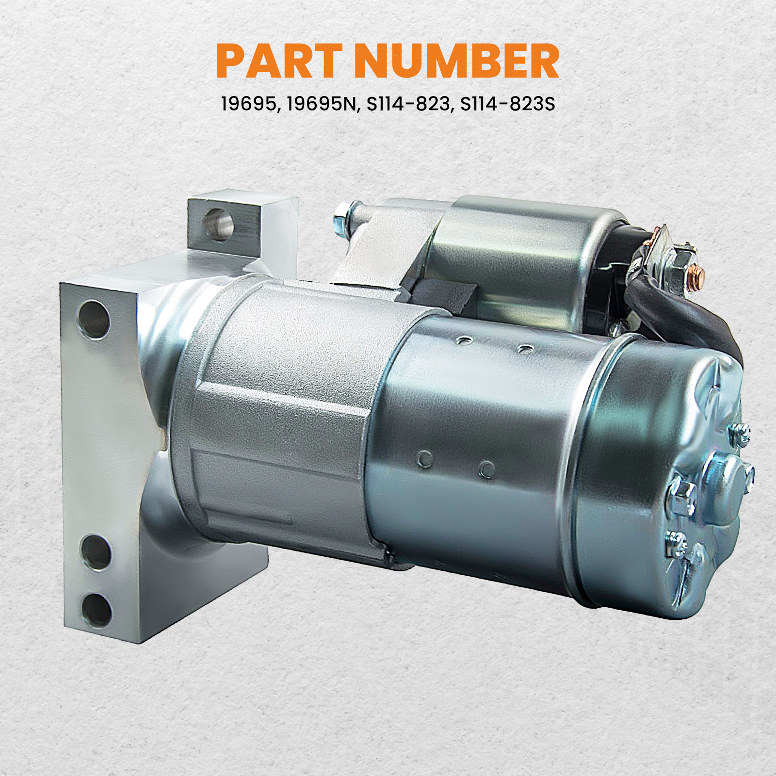 Starter Motor New For 2006-2008 Honda Accord 2.4L & Element, 2006-2011 Civic 2.0L, Acura Honda Starter Motor - Foto 13