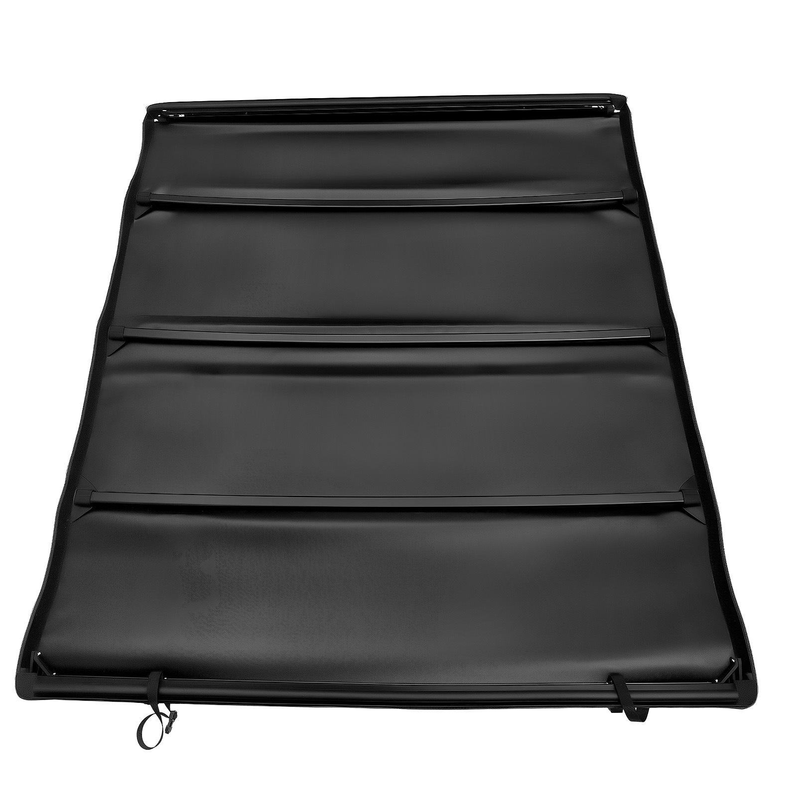 5.5ft Roll Up Truck Bed Tonneau Cover for Nissan Titan 2004-2014 2015 W/LED