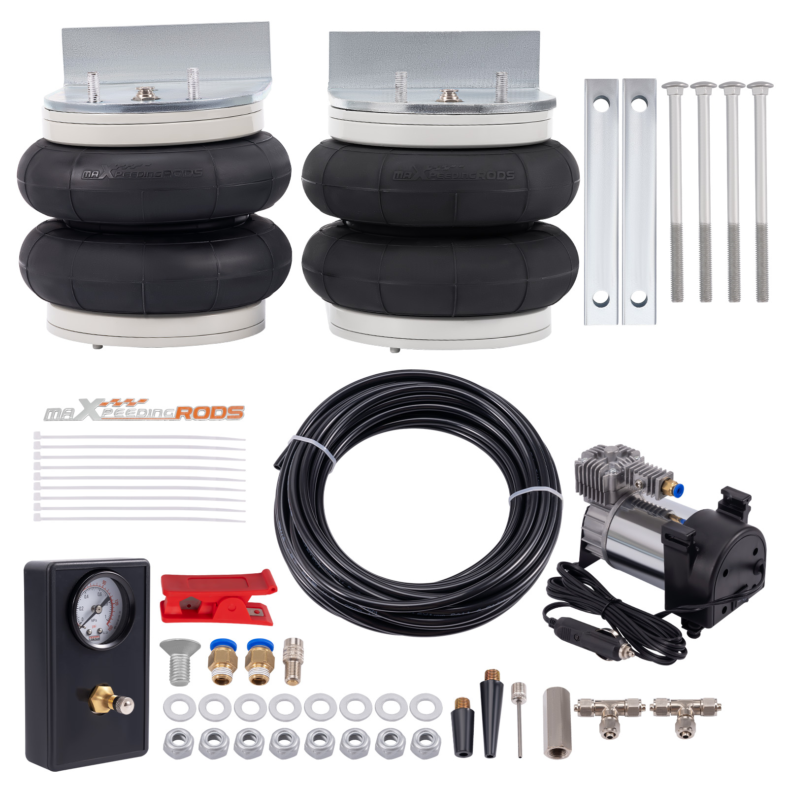 Kit de Bolsa de Suspensión de Aire + Compresor for Opel Movano Renault Master