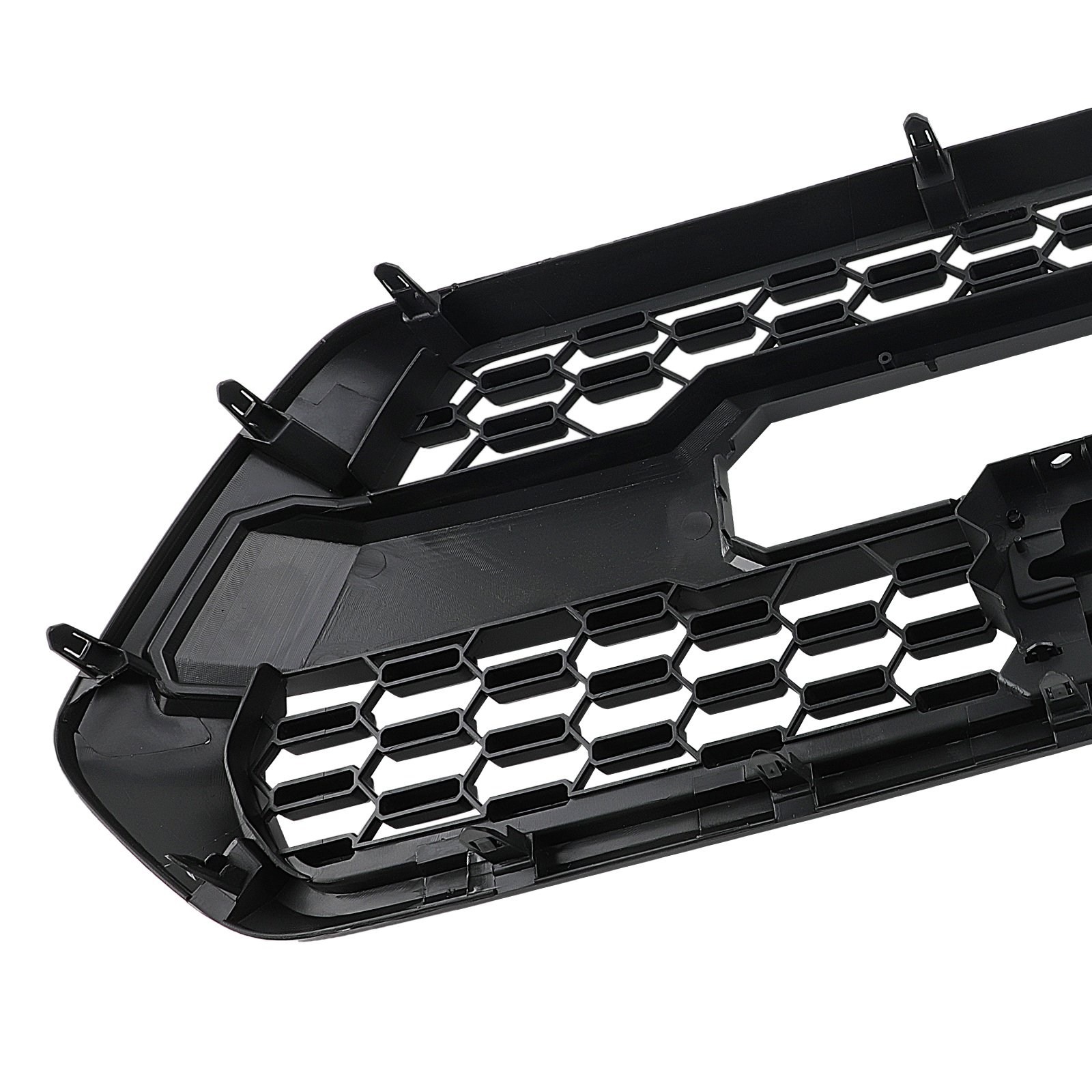 Front Upper Grille Assembly for Toyota Tacoma 16-23 ABS Plastic Matte Black QME