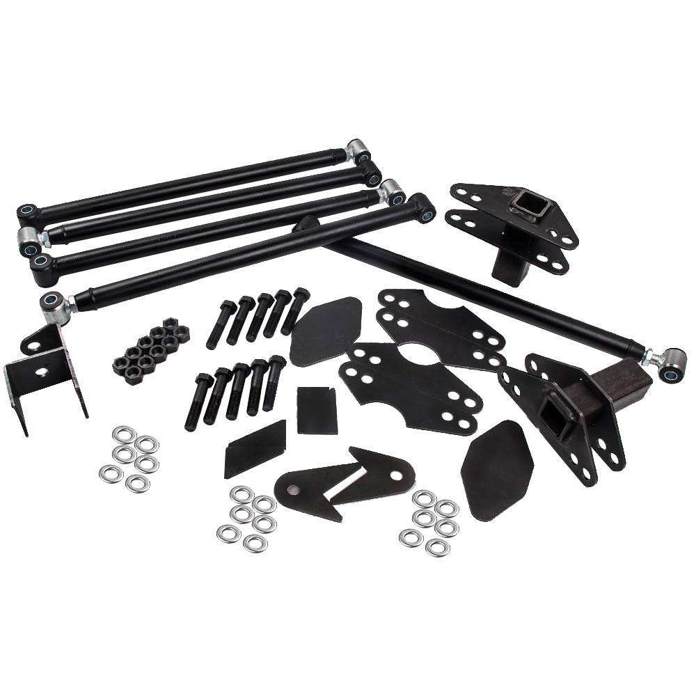 Universal Rear Weld On 4 Link Suspension Lift Kit Heavy Duty 24" Steel