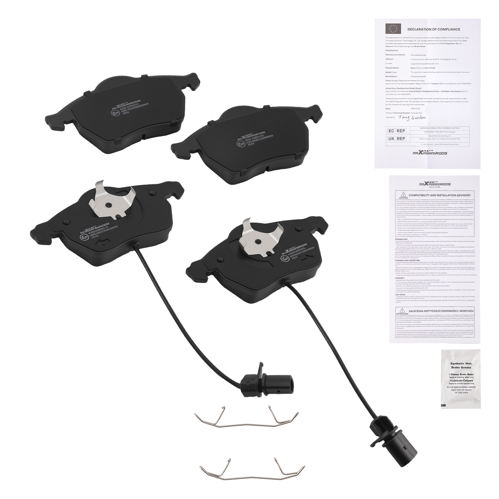 Bremsbeläge Bremsbelagsatz Vorne For Audi A4 A6 Seat Skoda VW Passat 3B2 3B5 3B6